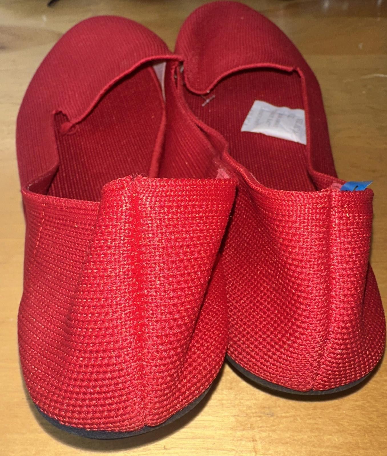 Other Forever Red Knit Ballet Flat Women's Size 10 Preppy Academia Size US 10 / IT 40 - 3 Thumbnail