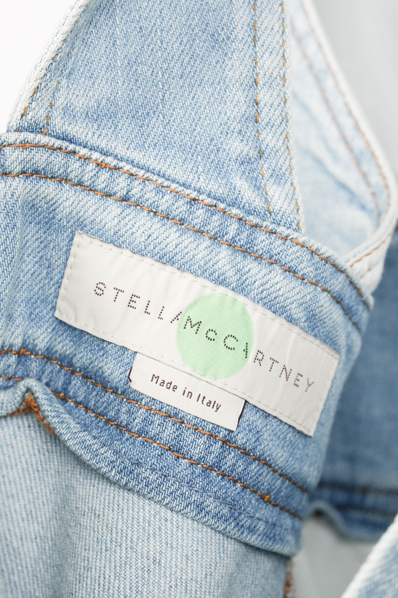 Stella McCartney Stella McCartney Anne Stretch-Denim Mini Dress Size M / US 6-8 / IT 42-44 - 4 Thumbnail