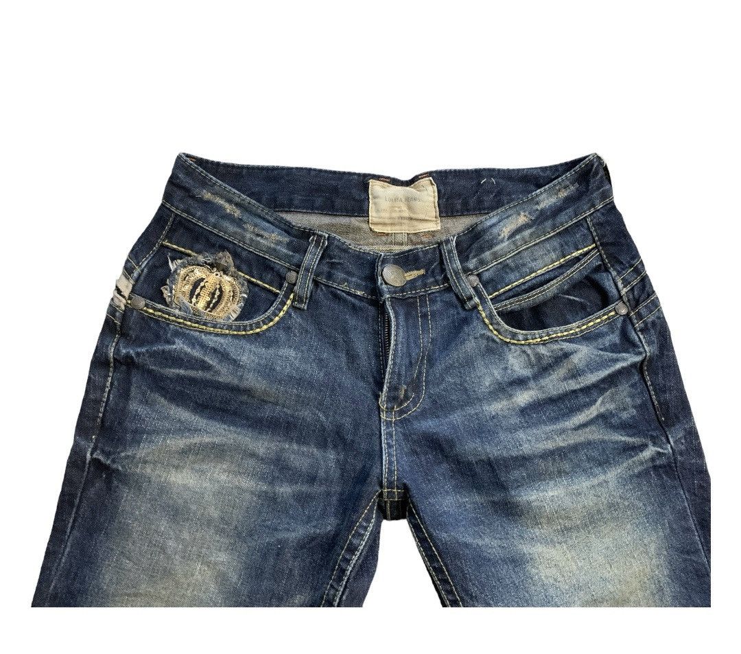Japanese Brand LOLITA CROWN EMBROIDERY JEANS Size US 34 / EU 50 - 5 Thumbnail