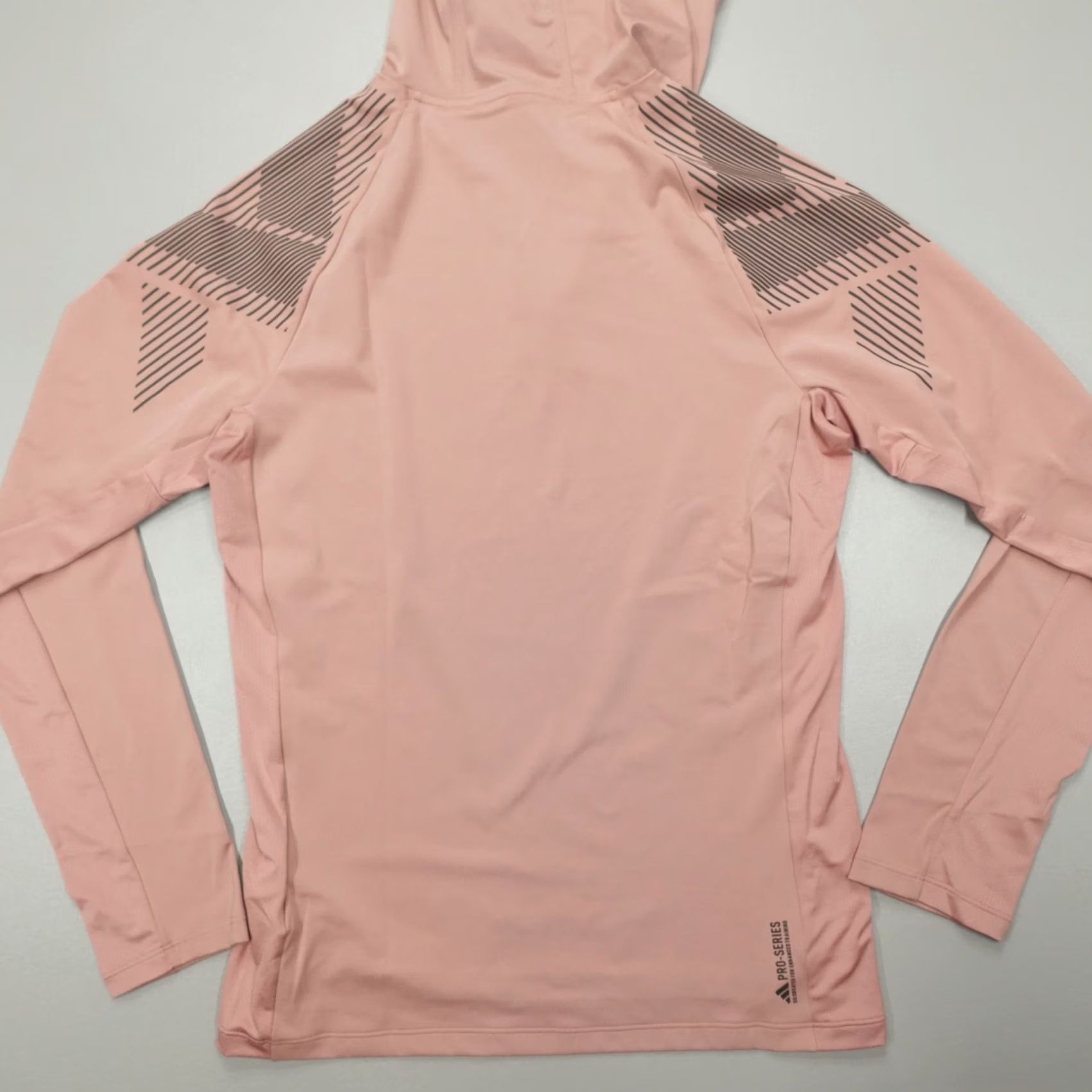 Adidas adidas ProSeries 1/4 Zip Hooded Track Top Men's M Warm Clay Resiltech Shirt Size US M / EU 48-50 / 2 - 7 Thumbnail