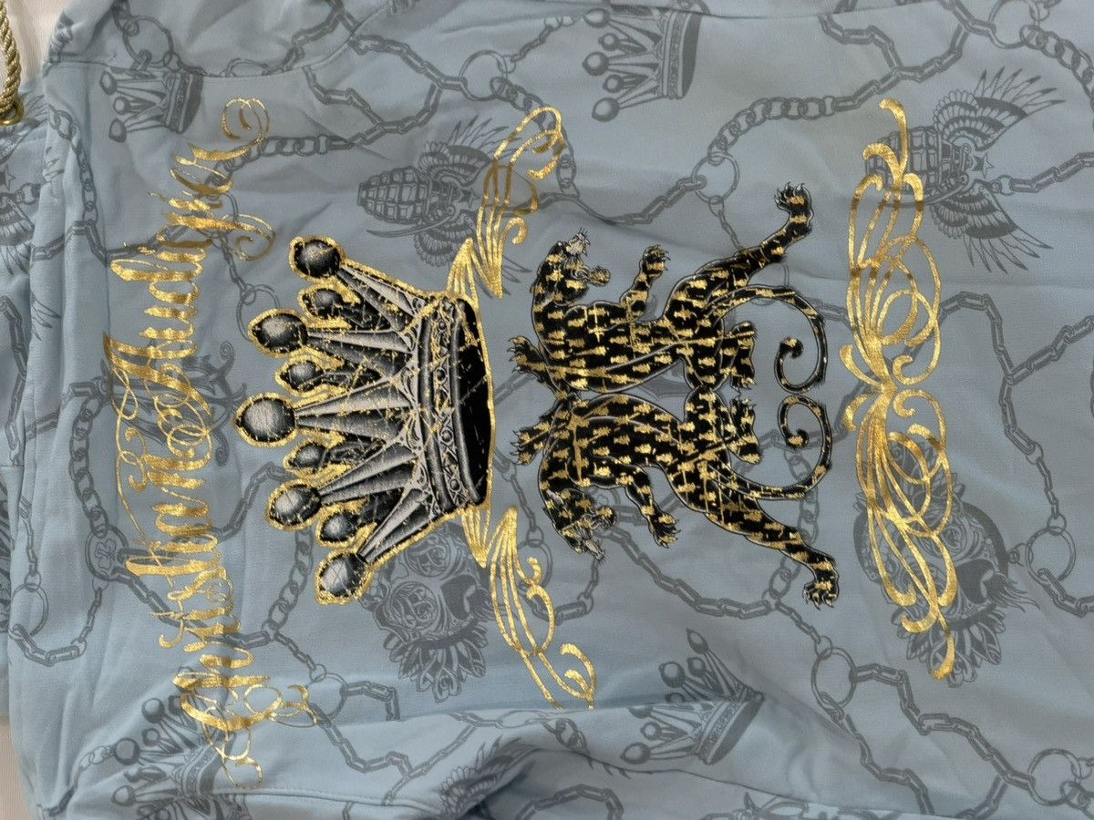 Christian Audigier Christian Audigier Rhinestone Jaguar Power Blue zip up. Size XS / US 0-2 / IT 36-38 - 8 Thumbnail