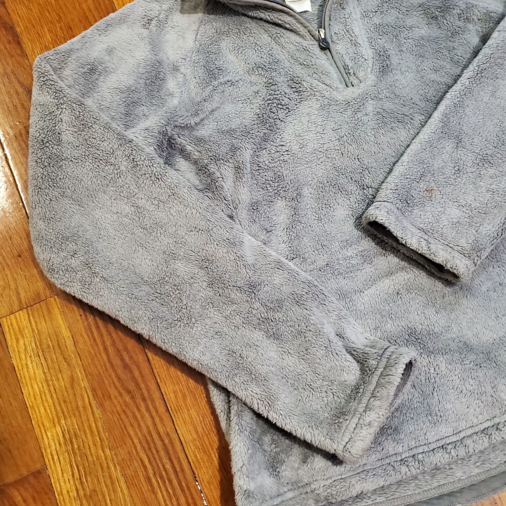 The North Face The North Face Fleece 1/4 Zip Sweatshirt AHPM Grey Women’s M Mid-Length Long Sleeve Zip Solid Embroidered Logo Outdoor Classic Sports 1/4 Zip Womens Size M / US 6-8 / IT 42-44 - 2 Thumbnail