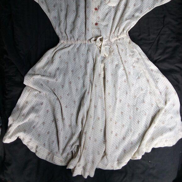 Other Vintage Floral Pattern Cottage Dress Midi Size M / US 6-8 / IT 42-44 - 4 Thumbnail