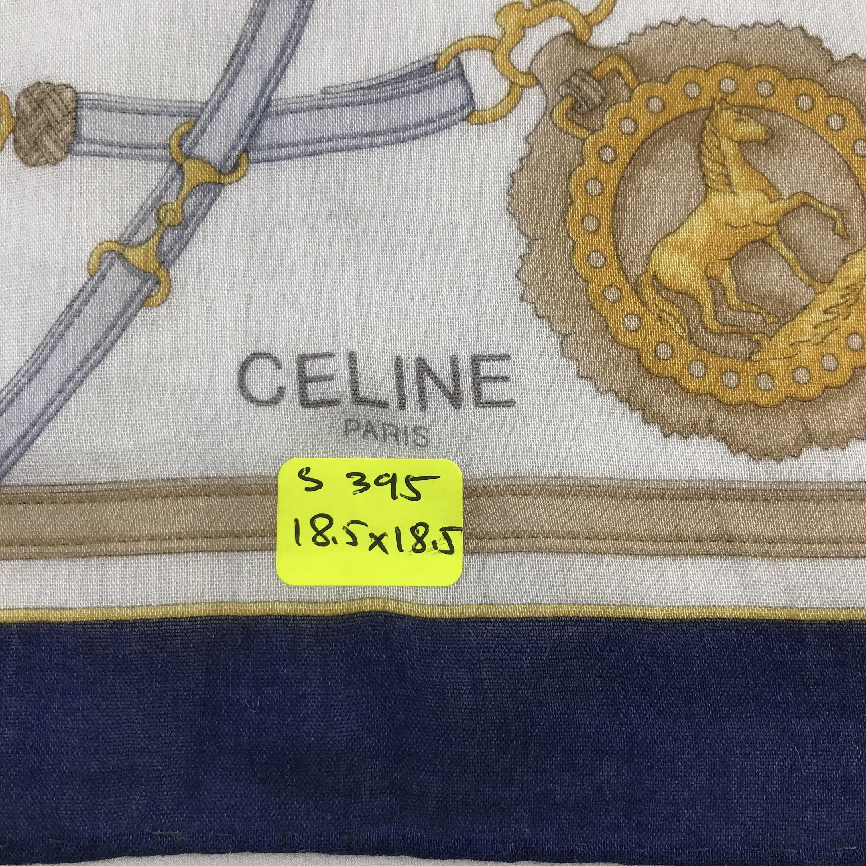 Celine × Vintage Celine Bandana / Handkerchief / Neckerchief - S395 Size ONE SIZE - 5 Thumbnail