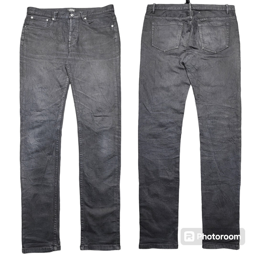 A.P.C. × JJJJound APC Petit Standard Black Jeans 32 Size US 32 / EU 48 - 1 Thumbnail