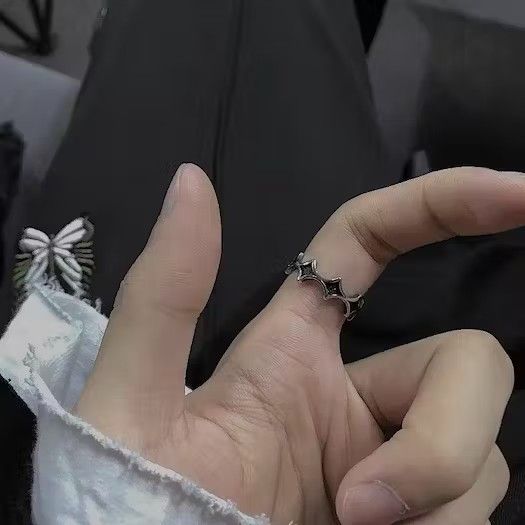 Jewelry Retro star ring Size ONE SIZE - 2 Thumbnail
