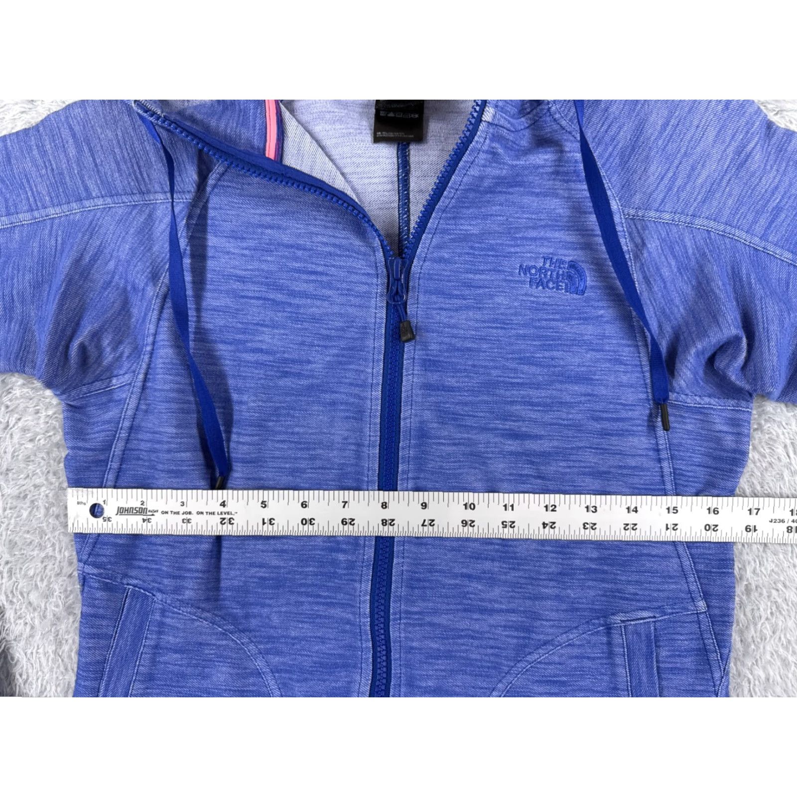 The North Face The North Face Jacket Womens Medium Blue Full Zip Hooded Denim Polyester Blend Size M / US 6-8 / IT 42-44 - 6 Thumbnail