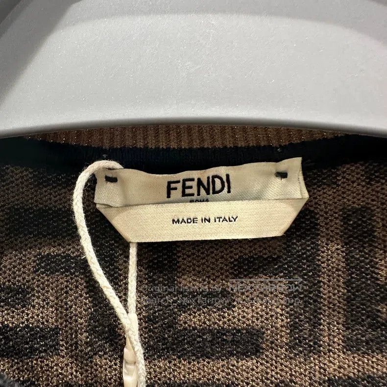 Fendi Fendi All-over Double F Knit Short Sleeve Size XS / US 0-2 / IT 36-38 - 3 Thumbnail