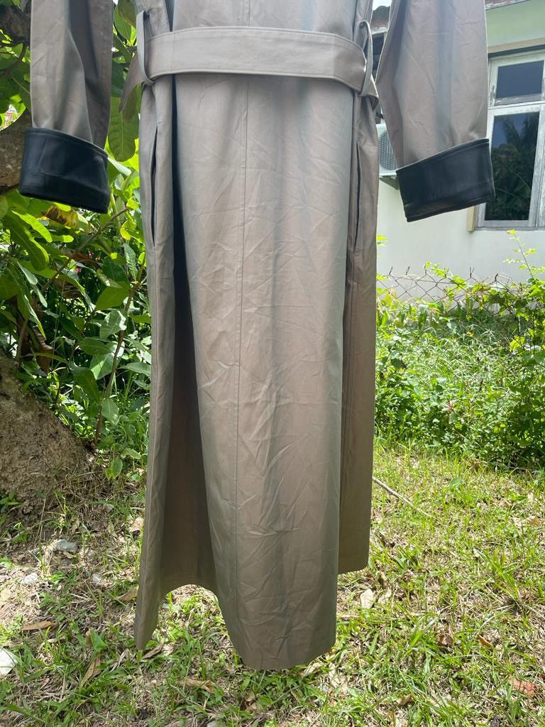 Yohji Yamamoto YOHJI YAMAMOTO + NOIR Trench Coat / Long Jacket Size L / US 10 / IT 46 - 12 Thumbnail
