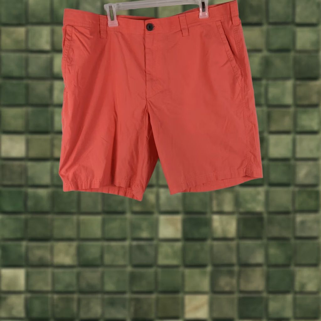 Vintage Columbia Chino Shorts Men 40 Regular Salmon Outdoor Golf Casual Travel Slim Fit/Regular Size US 40 / EU 56 - 1 Thumbnail
