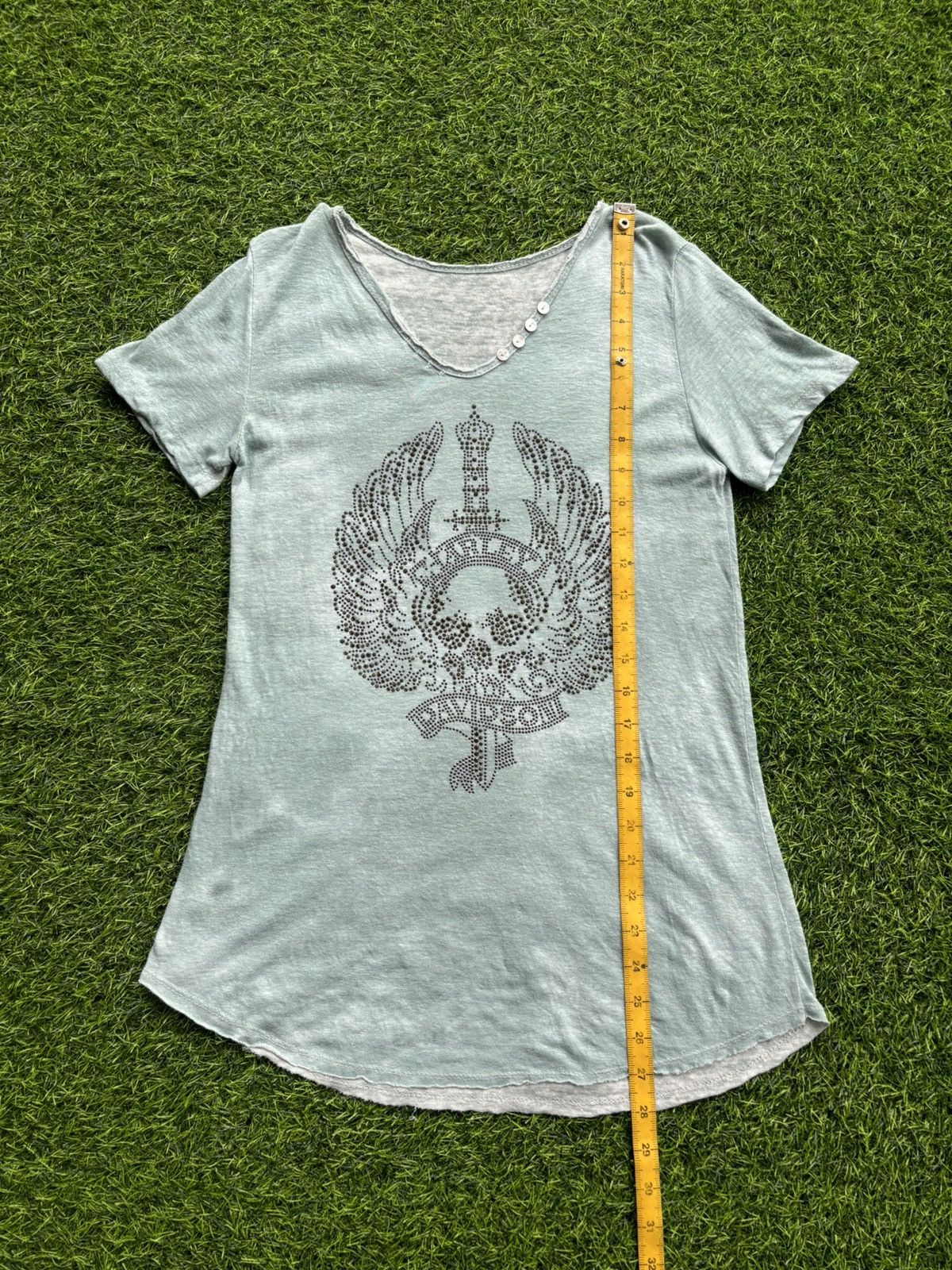 Hysteric Glamour Y2k Harley Davidson Skull Tshirt Size M / US 6-8 / IT 42-44 - 6 Thumbnail