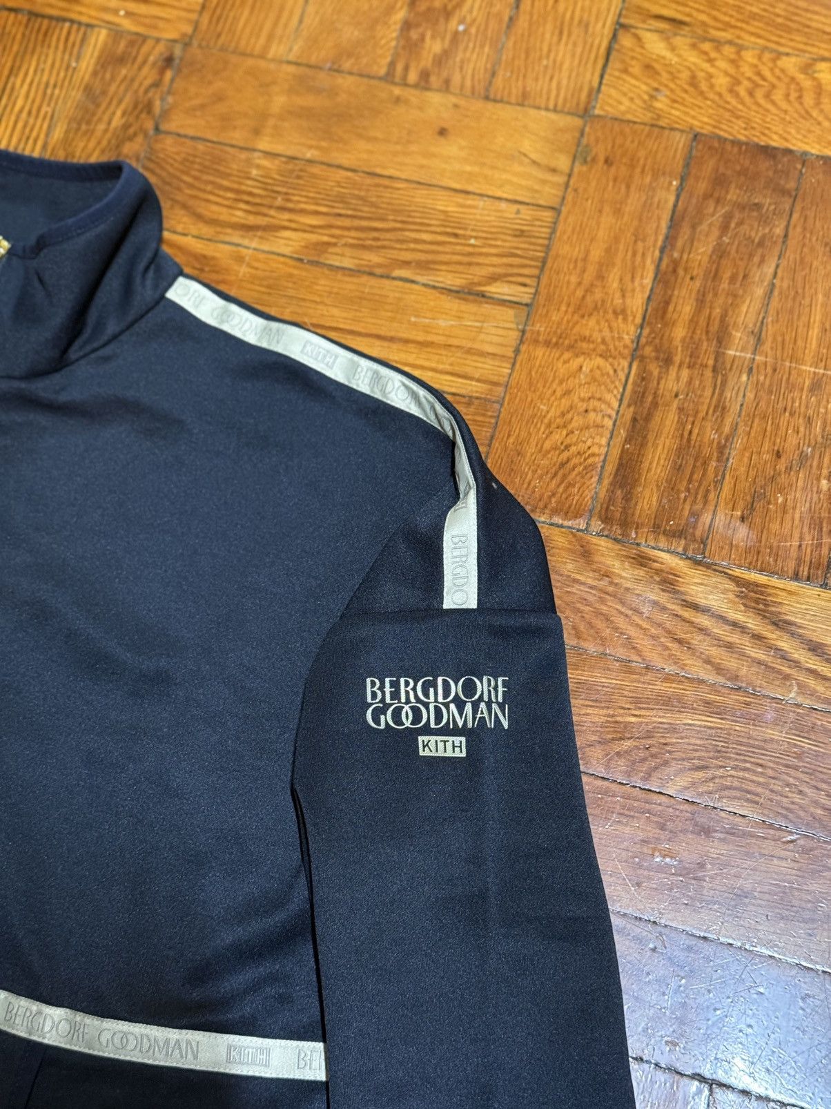 Bergdorf Goodman × Kith Kith x Bergdorf Goodman Half Zip Track Jacket Size US L / EU 52-54 / 3 - 3 Thumbnail