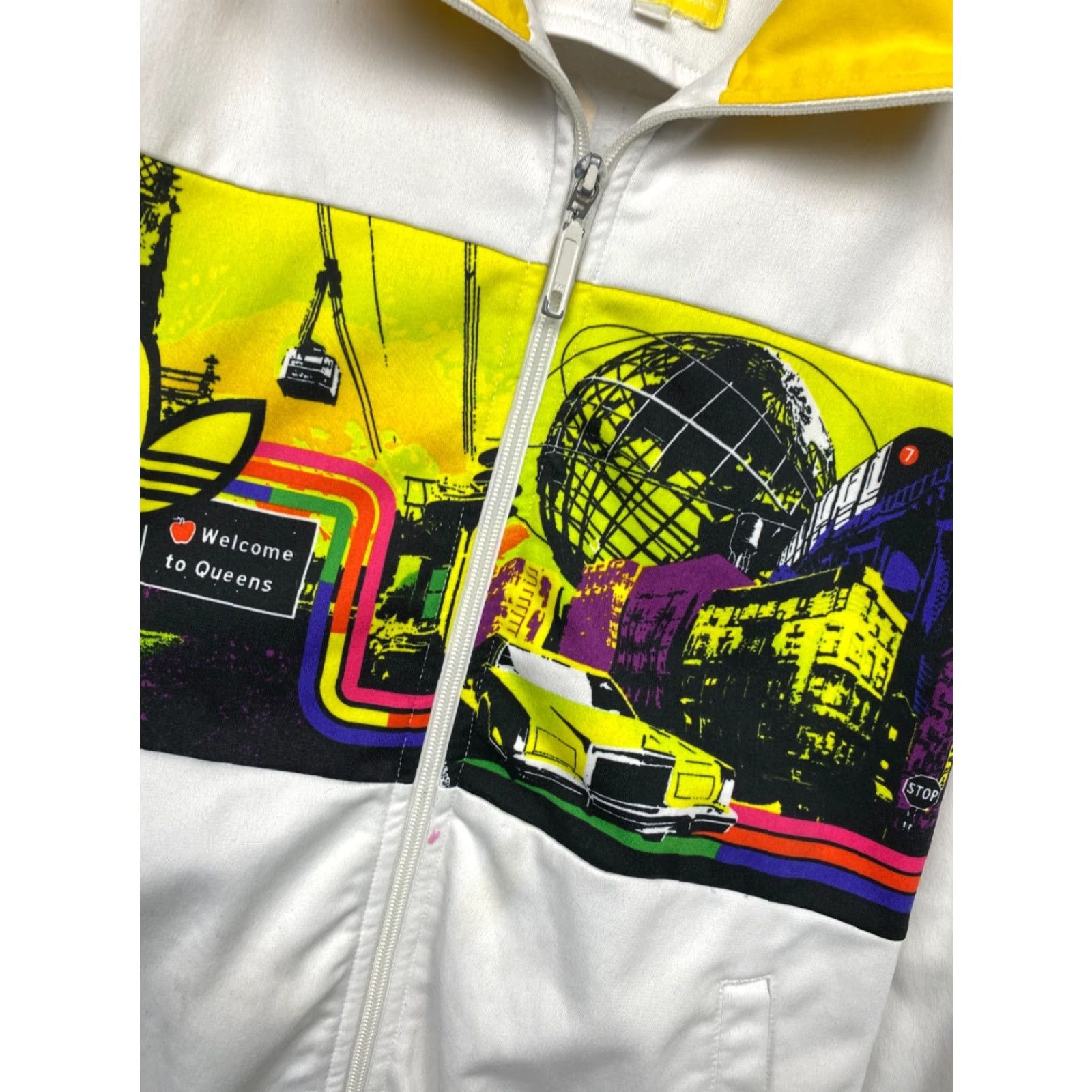 Adidas Adidas Originals Vintage Y6 Bill Mcmullen Queens NYC Jacket S White Mens Size US S / EU 44-46 / 1 - 4 Thumbnail