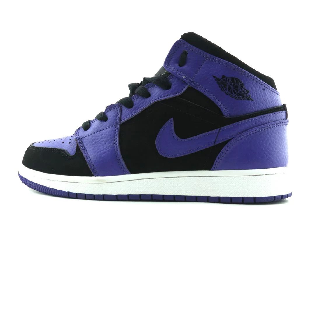 Nike Nike Air Jordan 1 Mid 'Dark Concord' trainers black purple Size US 9 / EU 42 - 1 Thumbnail