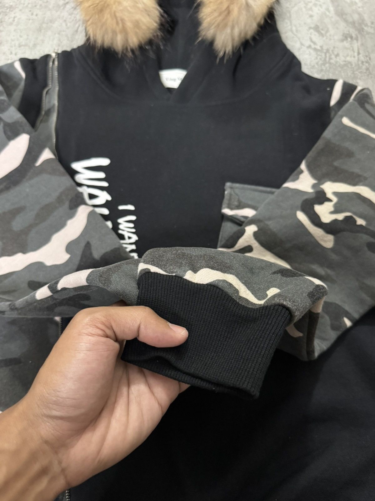 Japanese Brand XING MU WITH FUR HOODIE LIKE IFSIXWASNINE STYLE Size US M / EU 48-50 / 2 - 3 Thumbnail