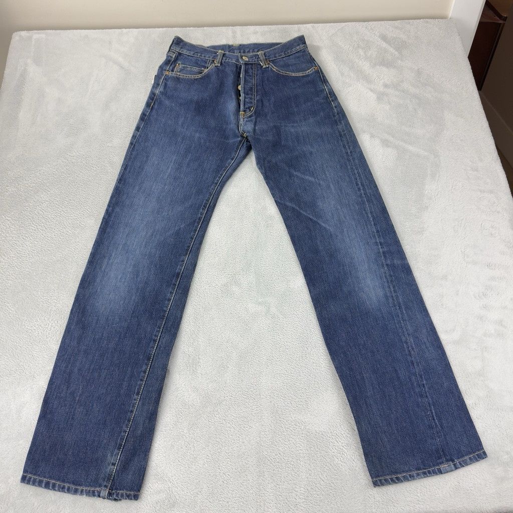 Studio D'Artisan Studio D'Artisan Men Sz 29 W X 32 L Red Selvedge Button Fly Size US 29 - 1 Thumbnail