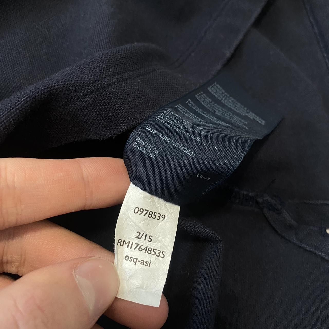 Tommy Hilfiger Navy Tommy Hilfiger polo shirt with white piping Size US XL / EU 56 / 4 - 5 Thumbnail