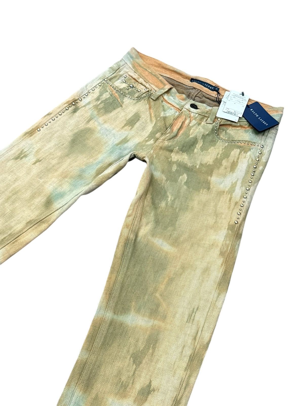 Ralph Lauren RALPH LAUREN STUD DENIM JEANS Size 28" / US 6 / IT 42 - 6 Thumbnail