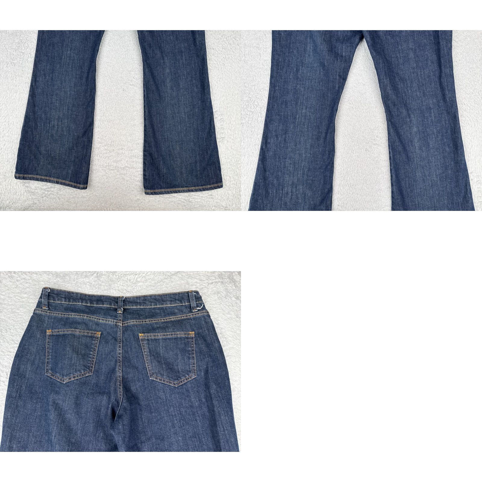Boden Boden Jeans Women 10 Blue Denim Bootcut Dark Wash Mid Rise Cotton Blend 32x31 Jeans Womens Boots Cut 90s Southwestern USA Mens Women Girls Size 32" / US 10 / IT 46 - 10 Thumbnail