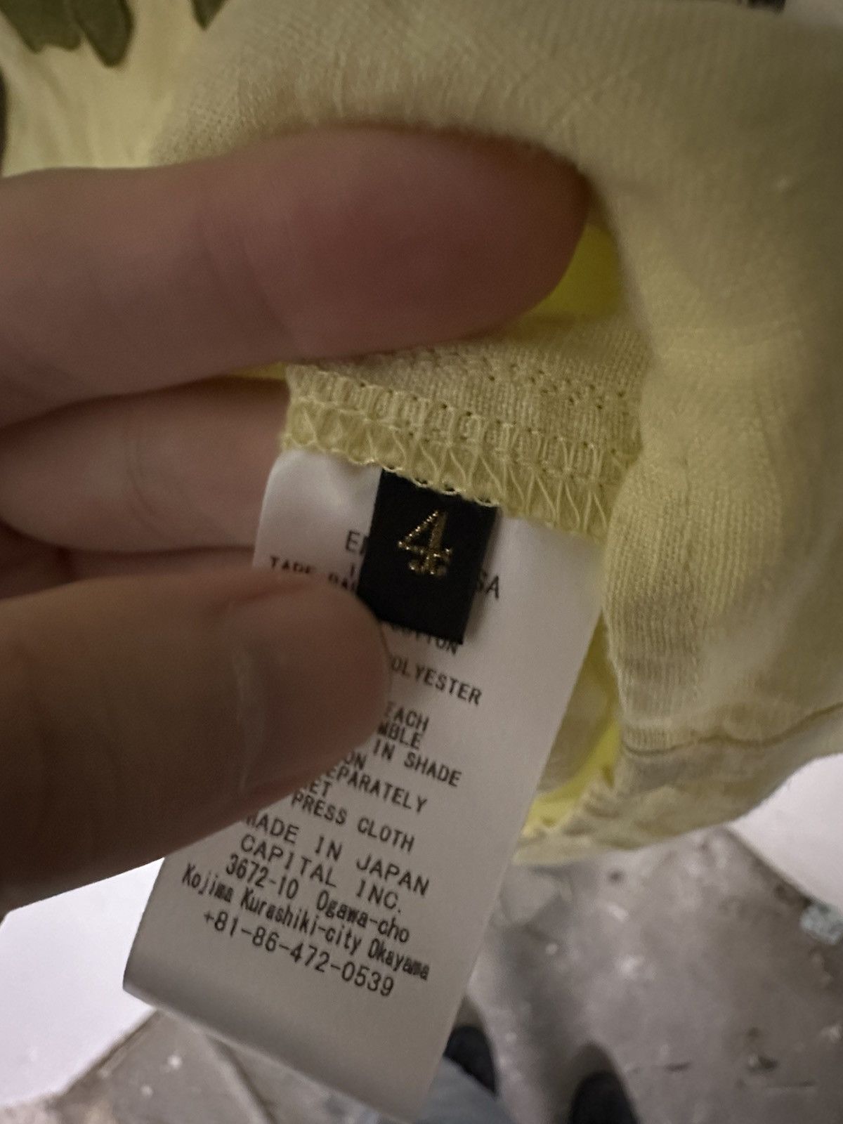 Kapital Kountry Kapital kountry french linen baseball shirt yellow Size US L / EU 52-54 / 3 - 5 Thumbnail
