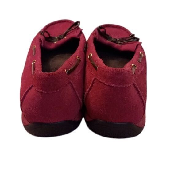 Vionic Vionic Size 8.5 Orthaheel Kiltie Pink Suede Moccasin Loafers Size US 8.5 / IT 38.5 - 2 Thumbnail