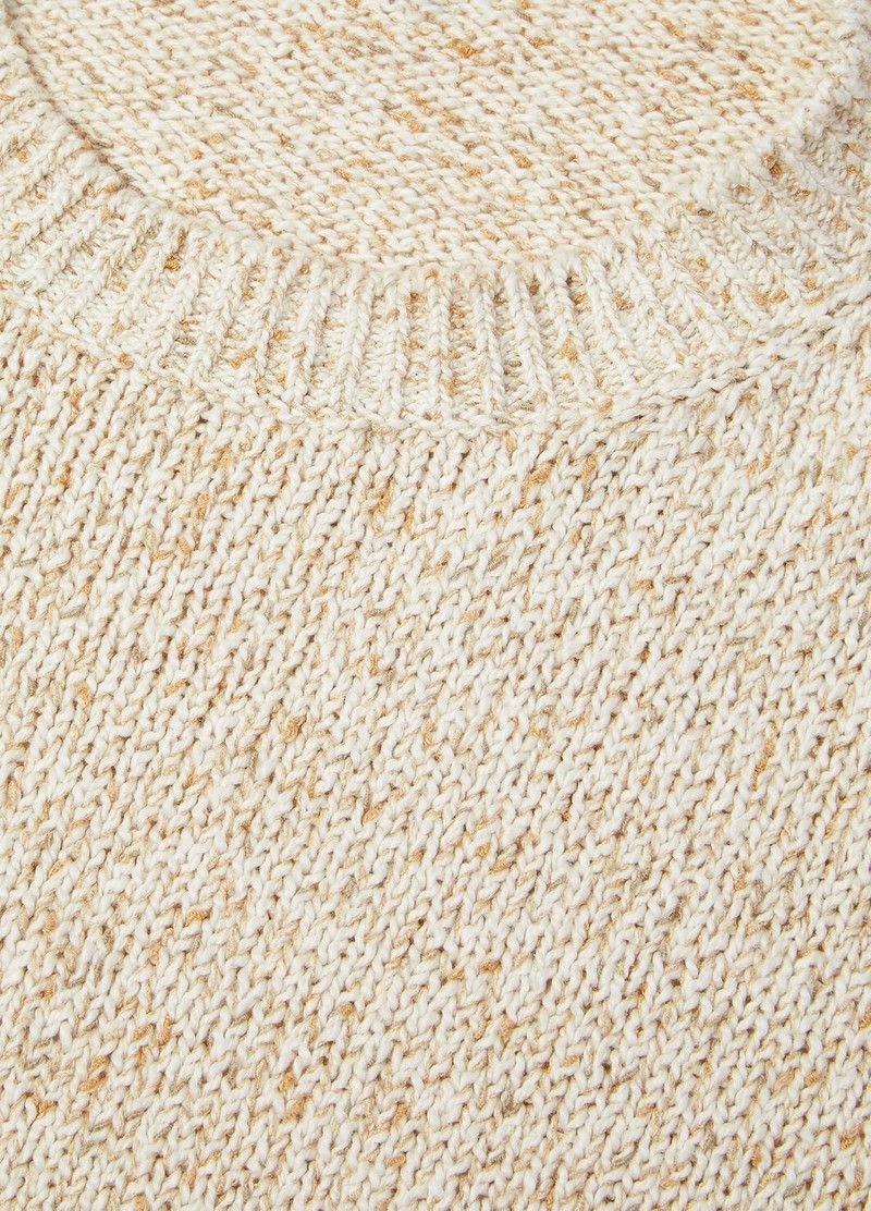 Loro Piana o1w1db10126 FA09905 Meina Crewneck Sweater in Ivory Size US XL / EU 56 / 4 - 5 Thumbnail