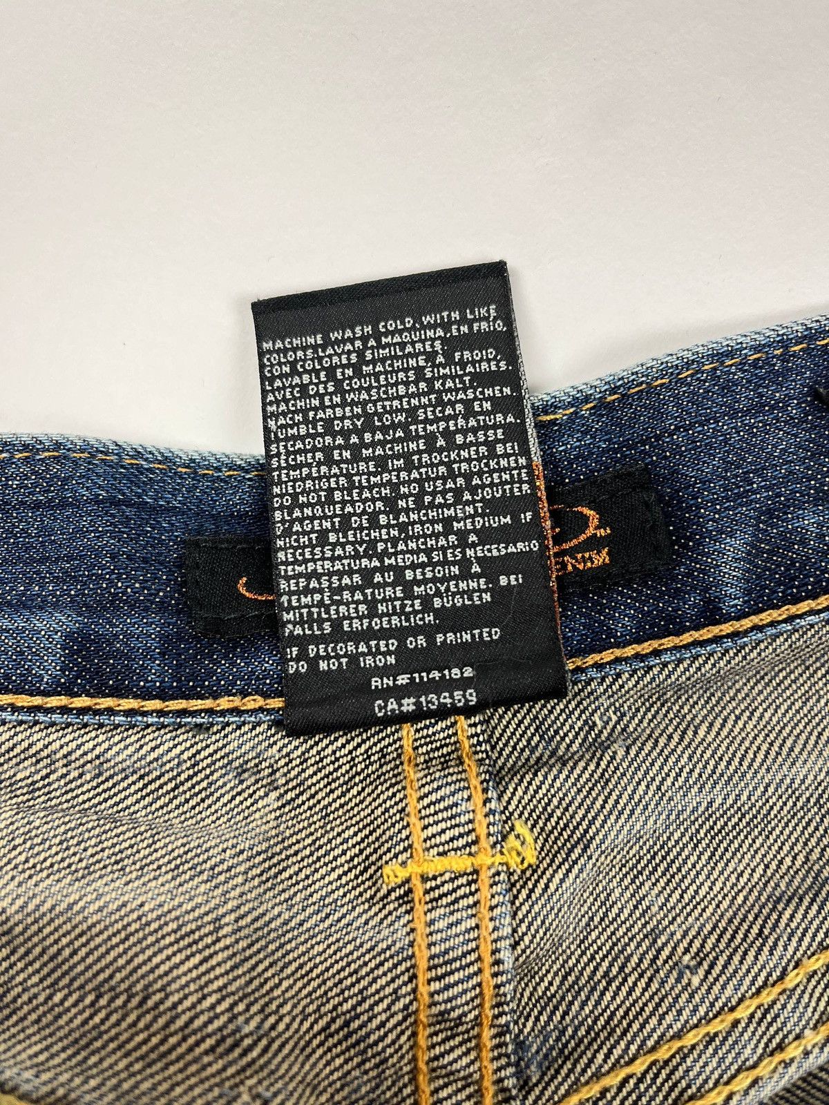 Ed Hardy Ed Hardy Distressed Embroidered Pocket Y2K Denim Size US 36 / EU 52 - 11 Thumbnail