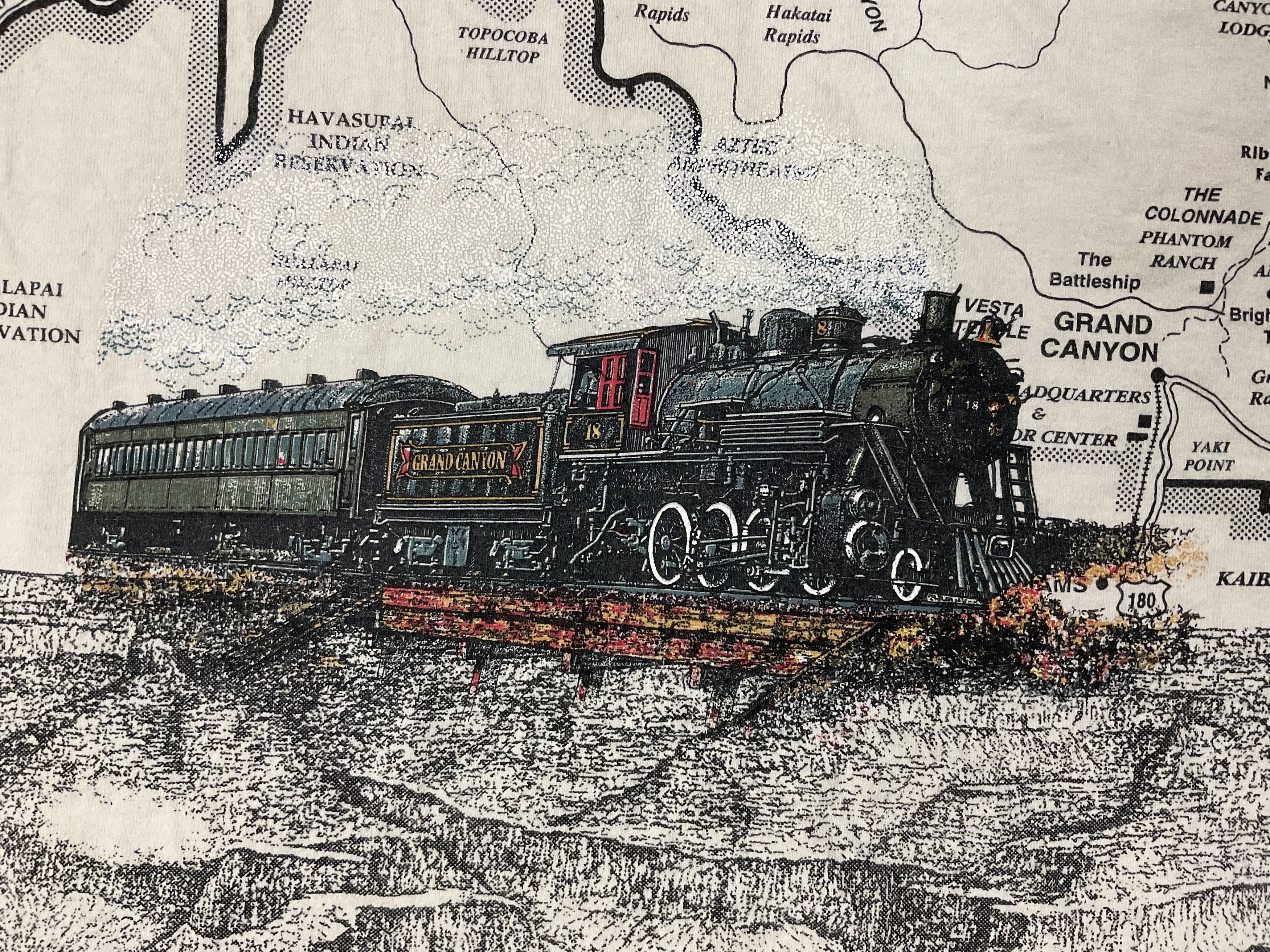 Vintage Vintage 1995 Grand Canyon Railway All Over Print T-Shirt Size US L / EU 52-54 / 3 - 3 Thumbnail