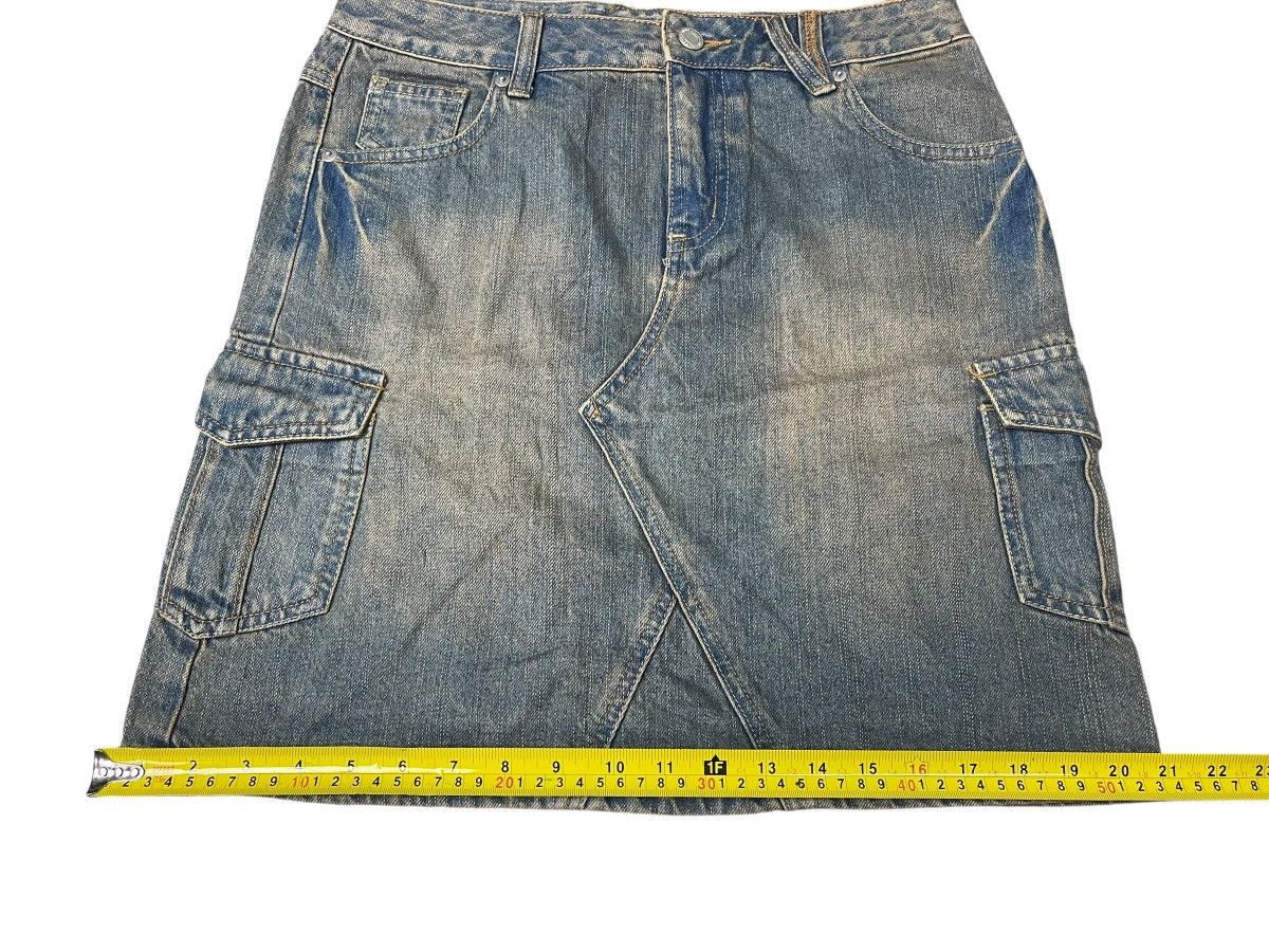Japanese Brand Vintage Genuine Mini Skirt Six Pocket Streetwear Size 30" / US 8 / IT 44 - 6 Thumbnail