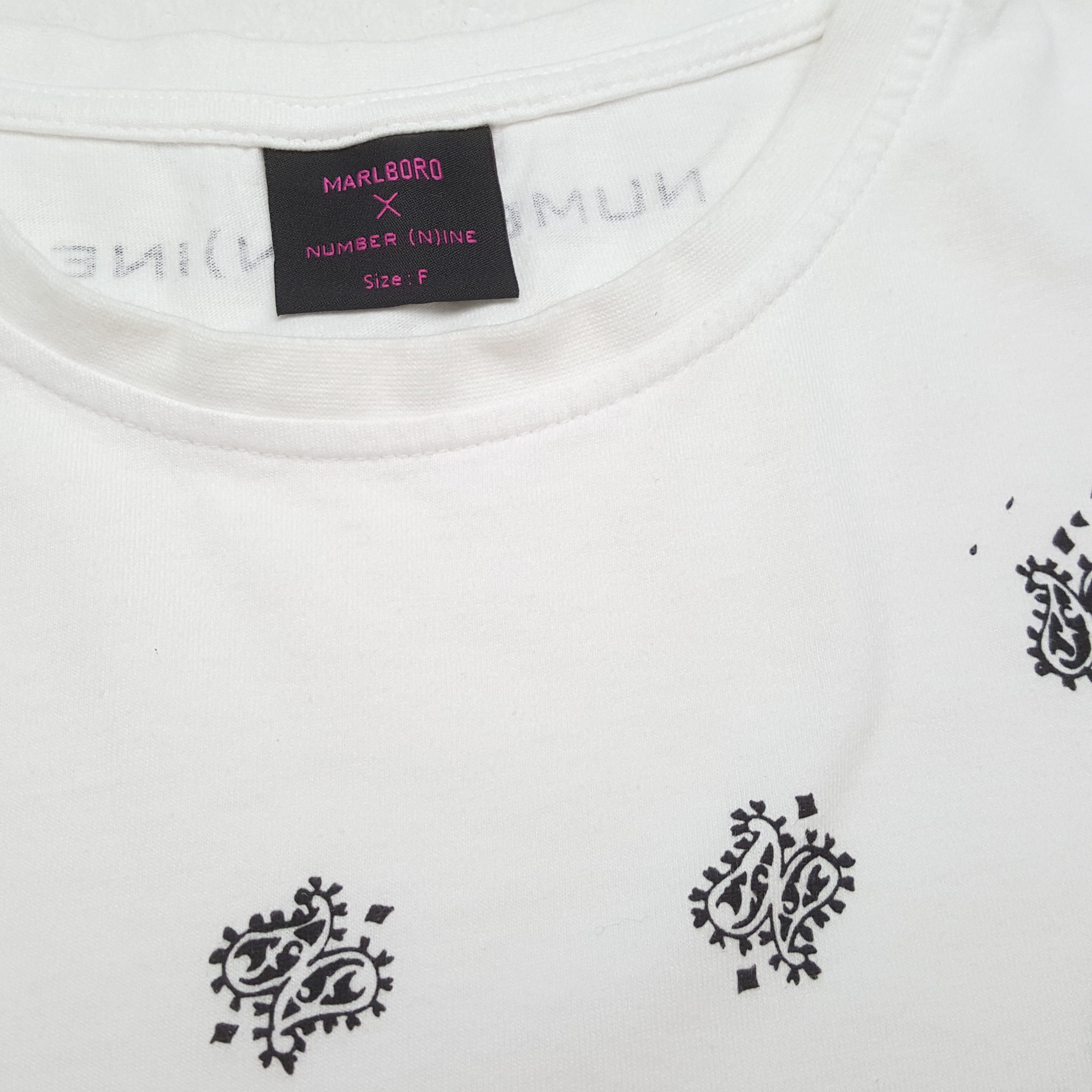 Number (N)ine MARLBORO x NUMBER (N)INE Japanese Brand Designer Tshirt Size US L / EU 52-54 / 3 - 7 Thumbnail