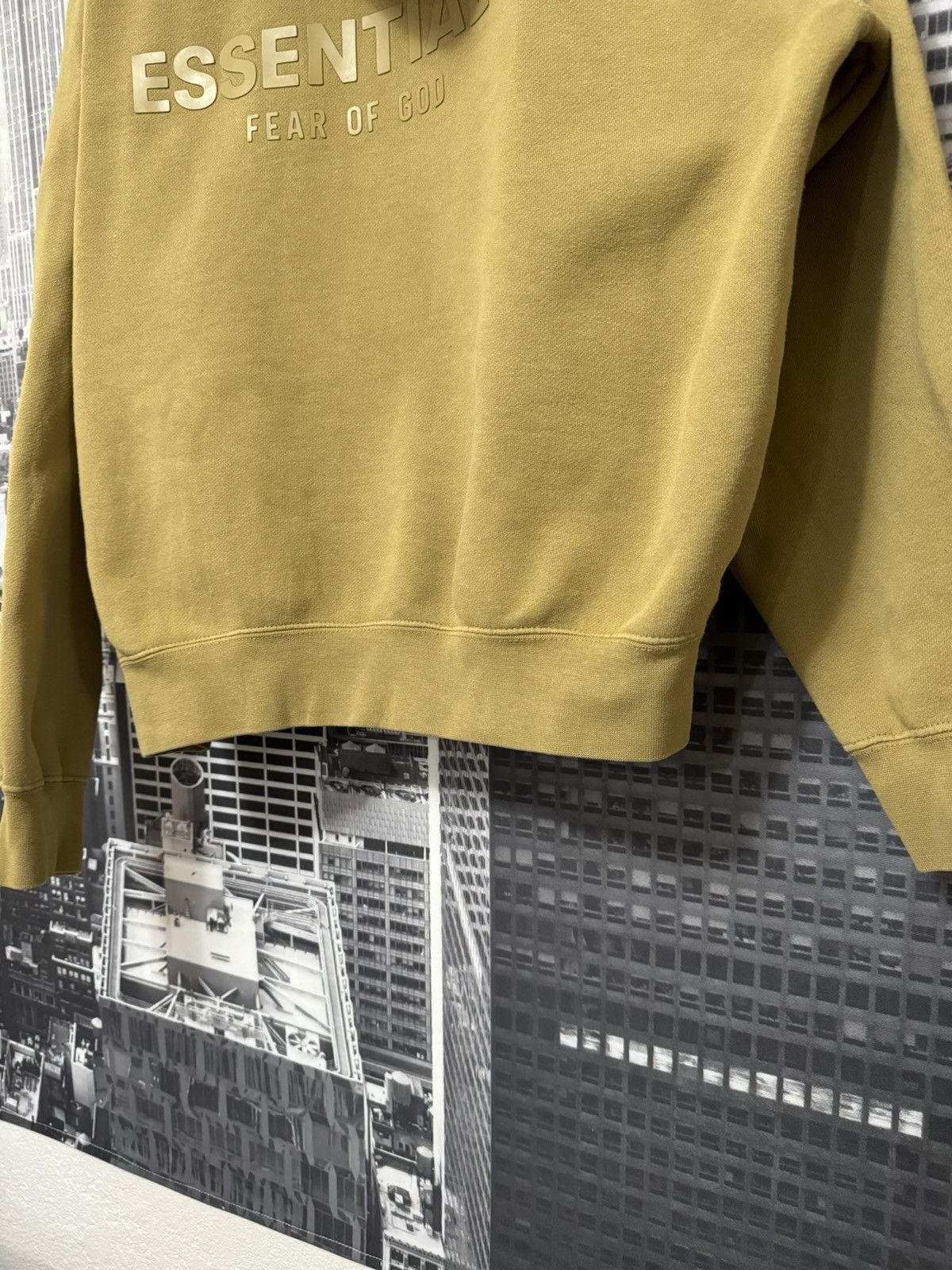 Fear of God 💥Fear of God Essentials Appliqué Pullover Hoodie SZ S Amber Size US S / EU 44-46 / 1 - 5 Thumbnail