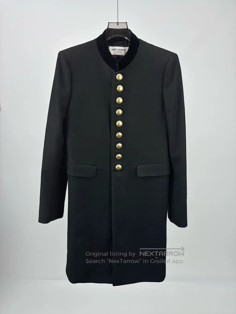 Saint Laurent Paris Saint Laurent Paris Palace stand collar woolen coat Size US S / EU 44-46 / 1 - 1 Thumbnail