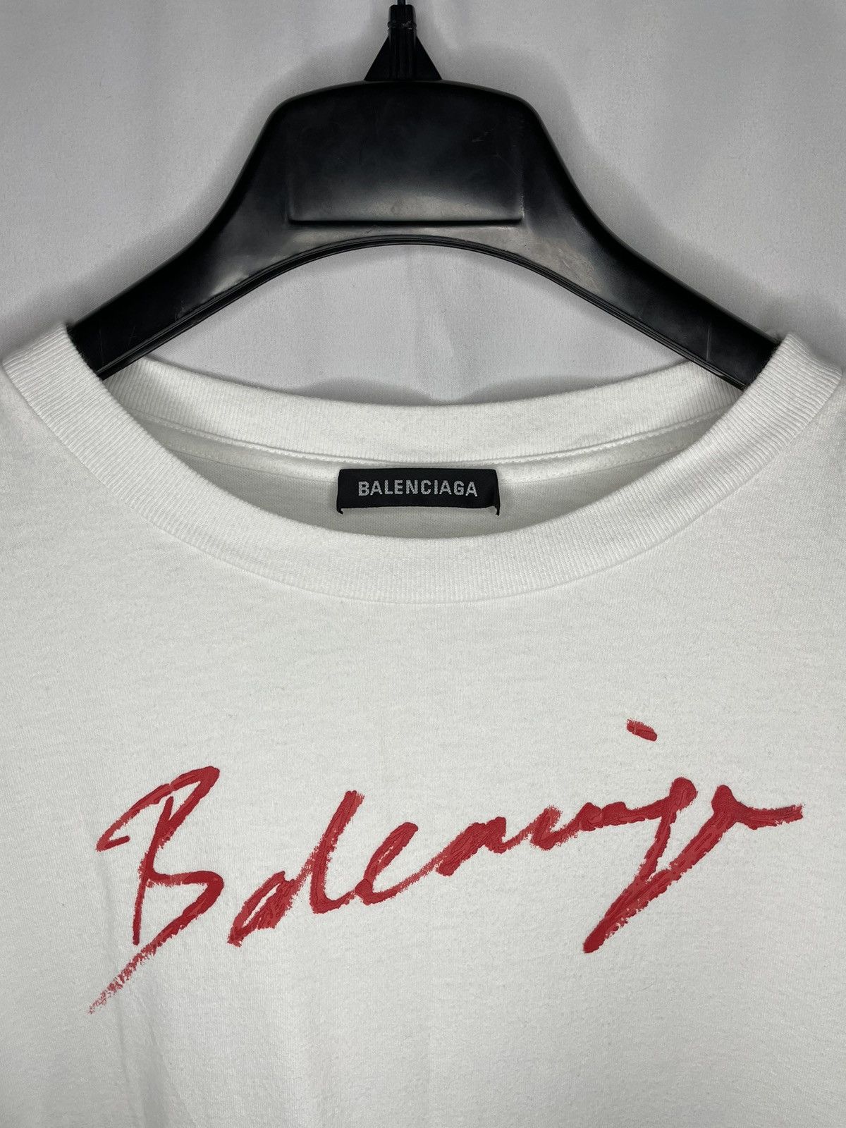 Balenciaga Balenciaga Script Logo T-Shirt Size US S / EU 44-46 / 1 - 4 Thumbnail