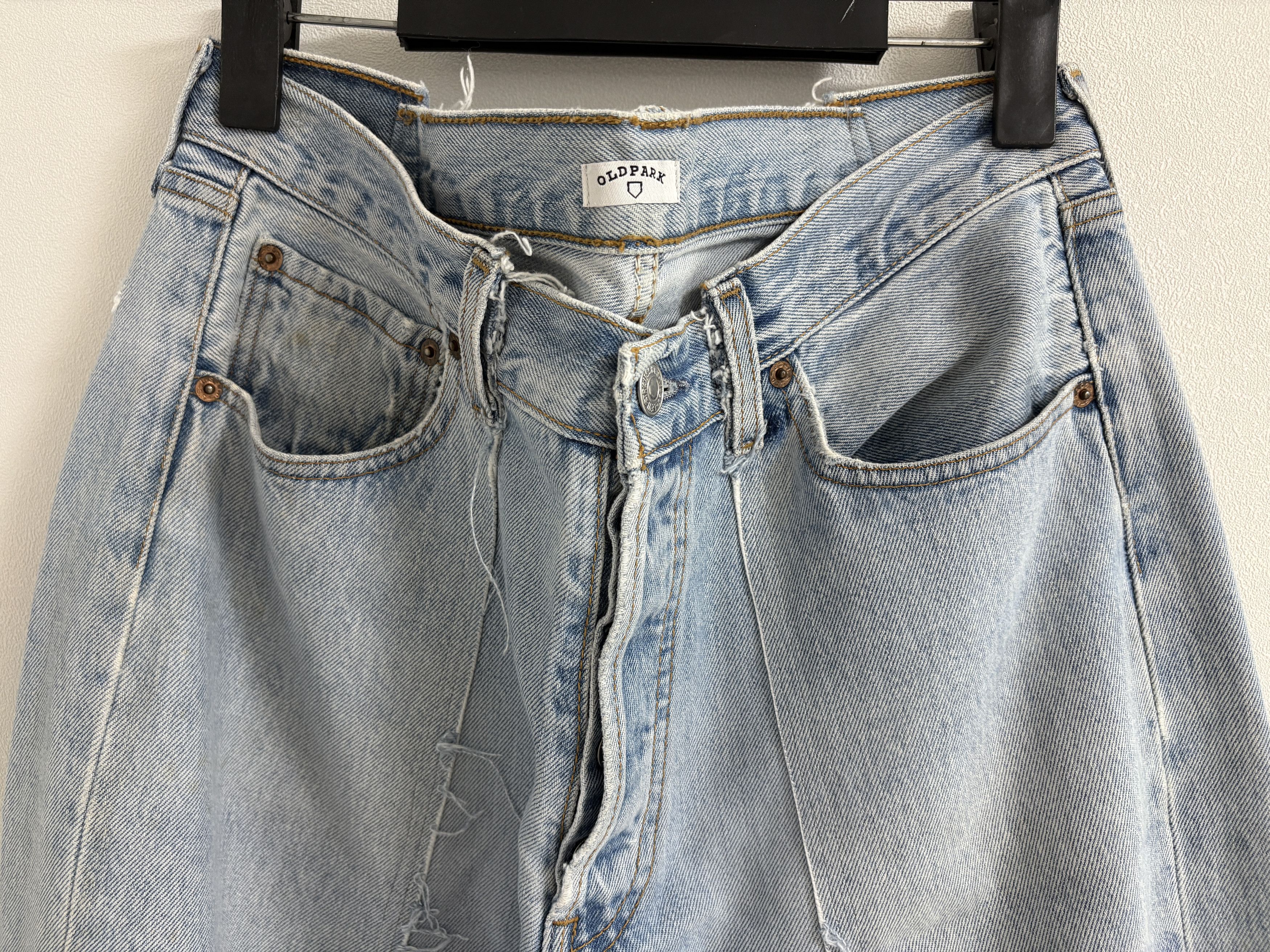 Old Park OLD PARK PAINTED BAGGY JEANS Size US 31 - 4 Thumbnail