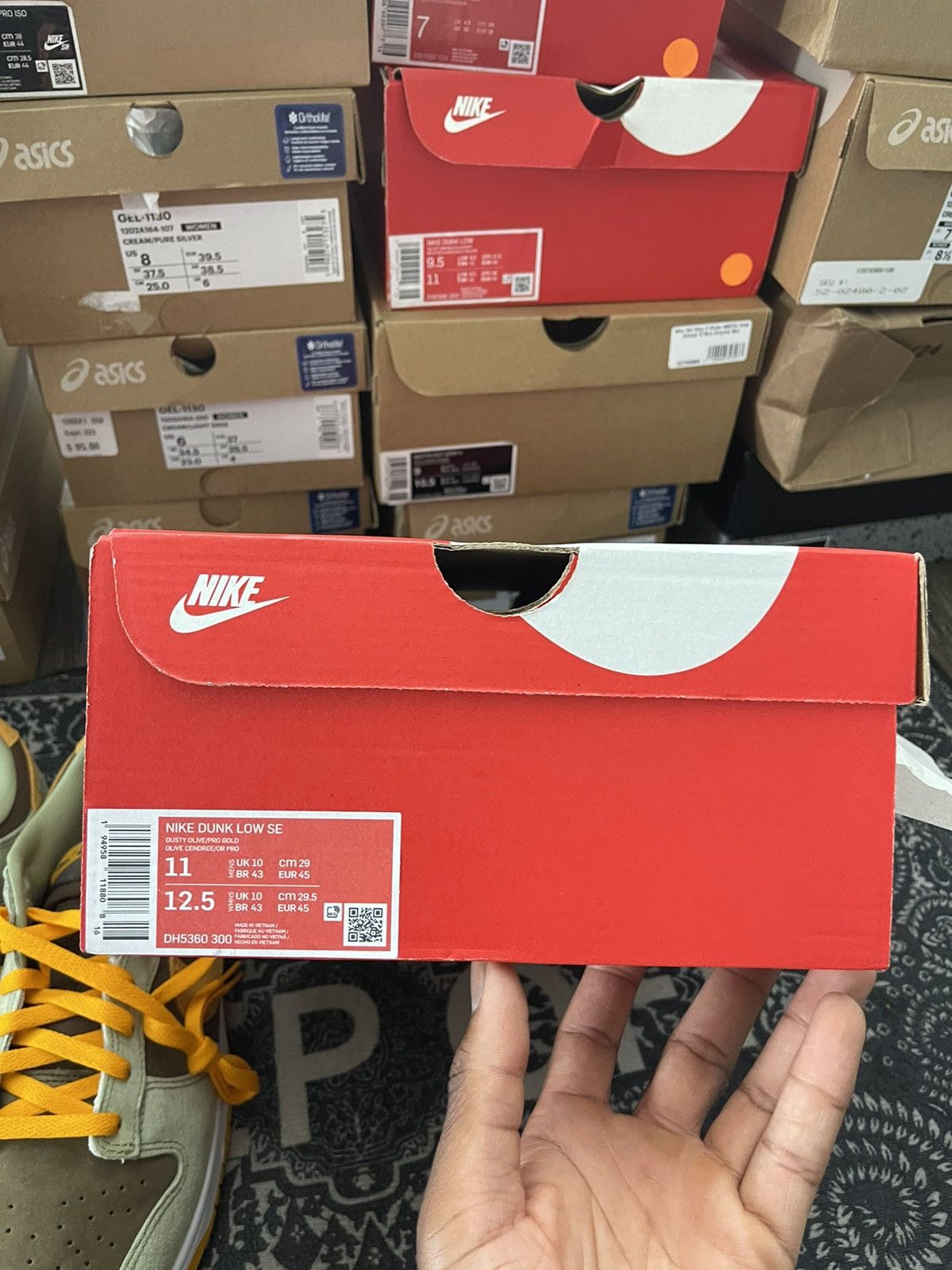 Nike Nike Dunk Low ‘Dusty Olive’ Size US 11 / EU 44 - 9 Thumbnail