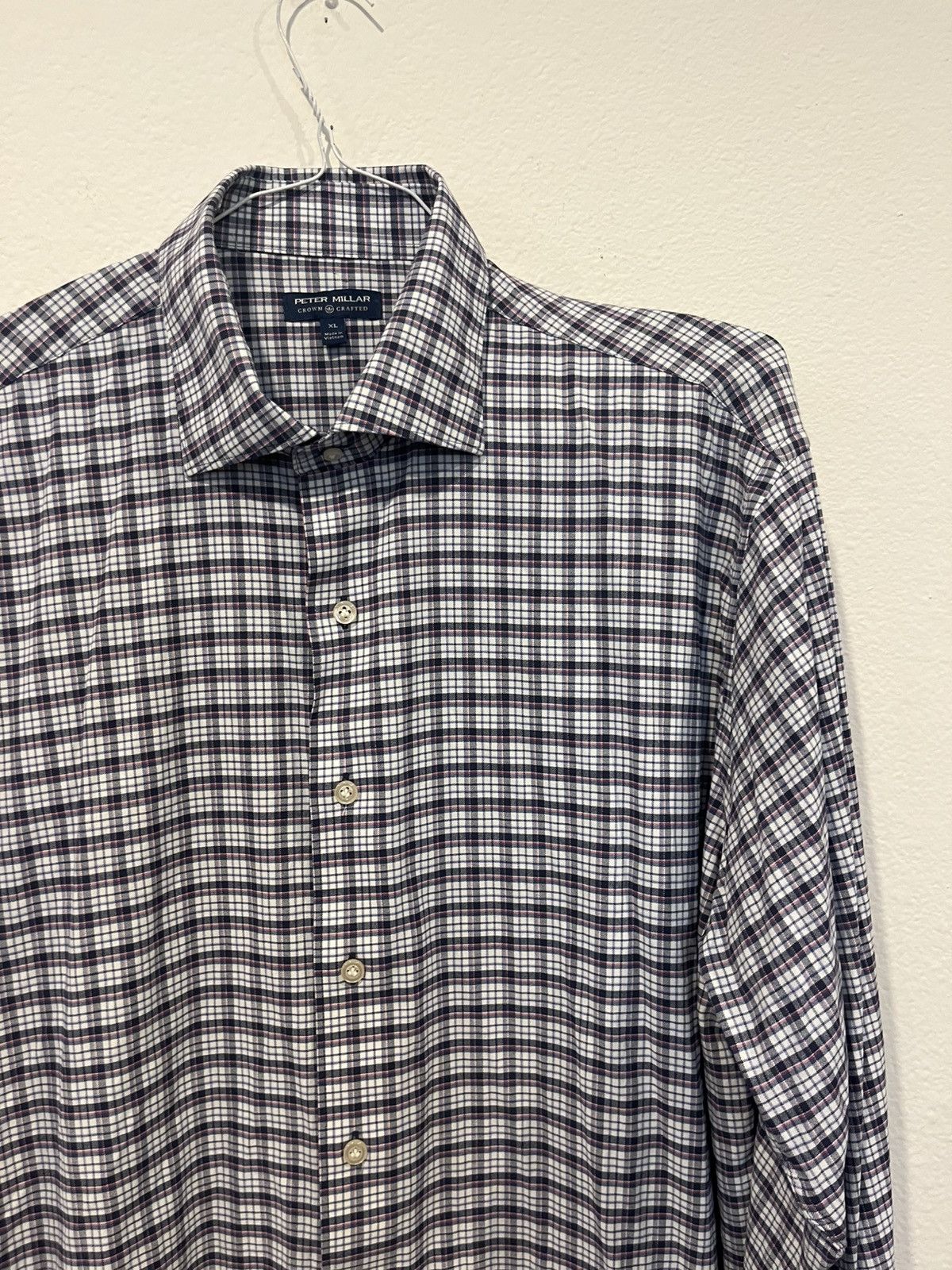 Peter Millar Peter Millar Crown Crafted Men's Long Sleeve Button Up Shirt Size US XL / EU 56 / 4 - 3 Thumbnail