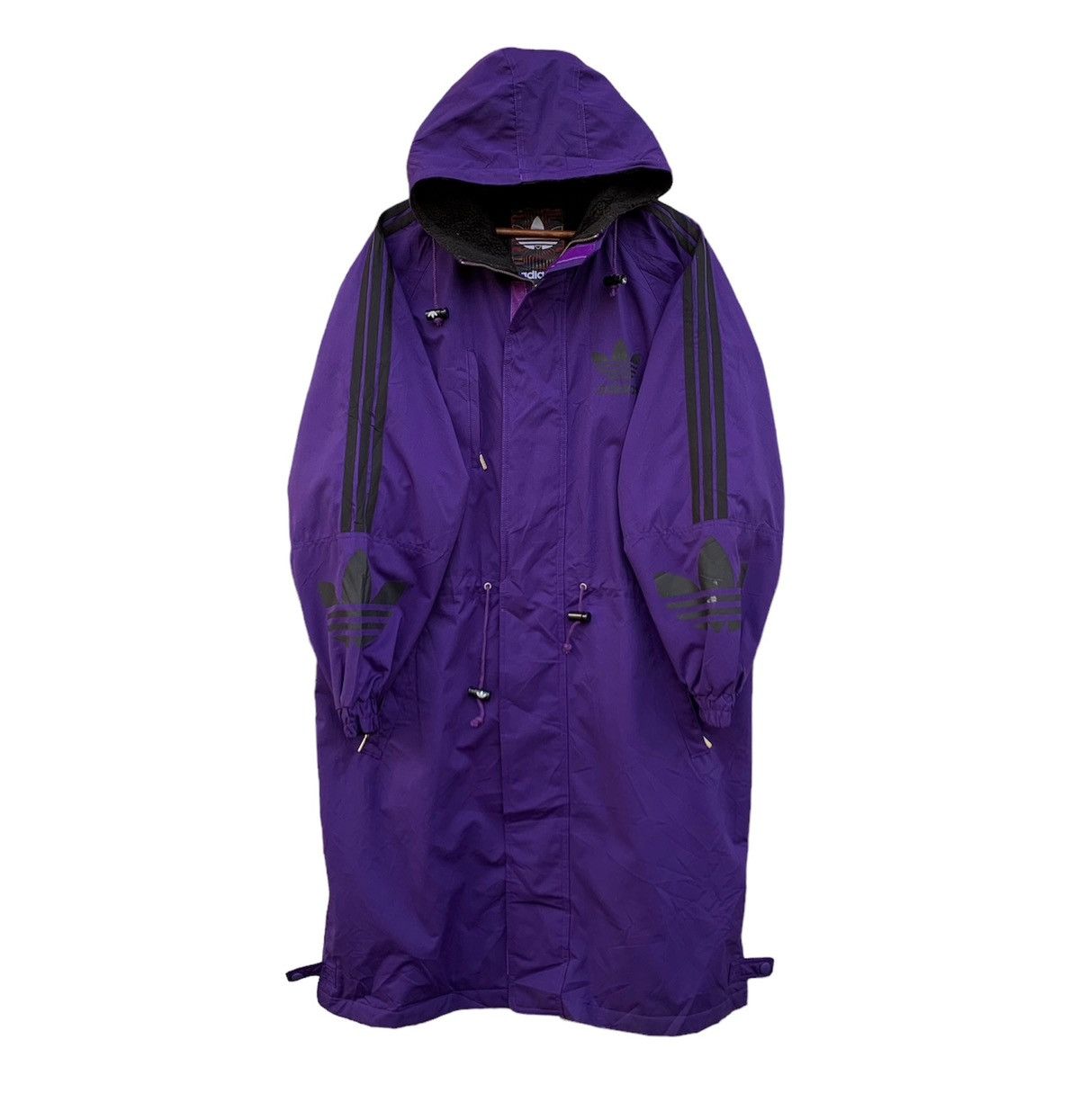 Adidas Rare! 94/95 F/W Sample Vintage Adidas Long Jacket Big Logo Size US XL / EU 56 / 4 - 1 Thumbnail