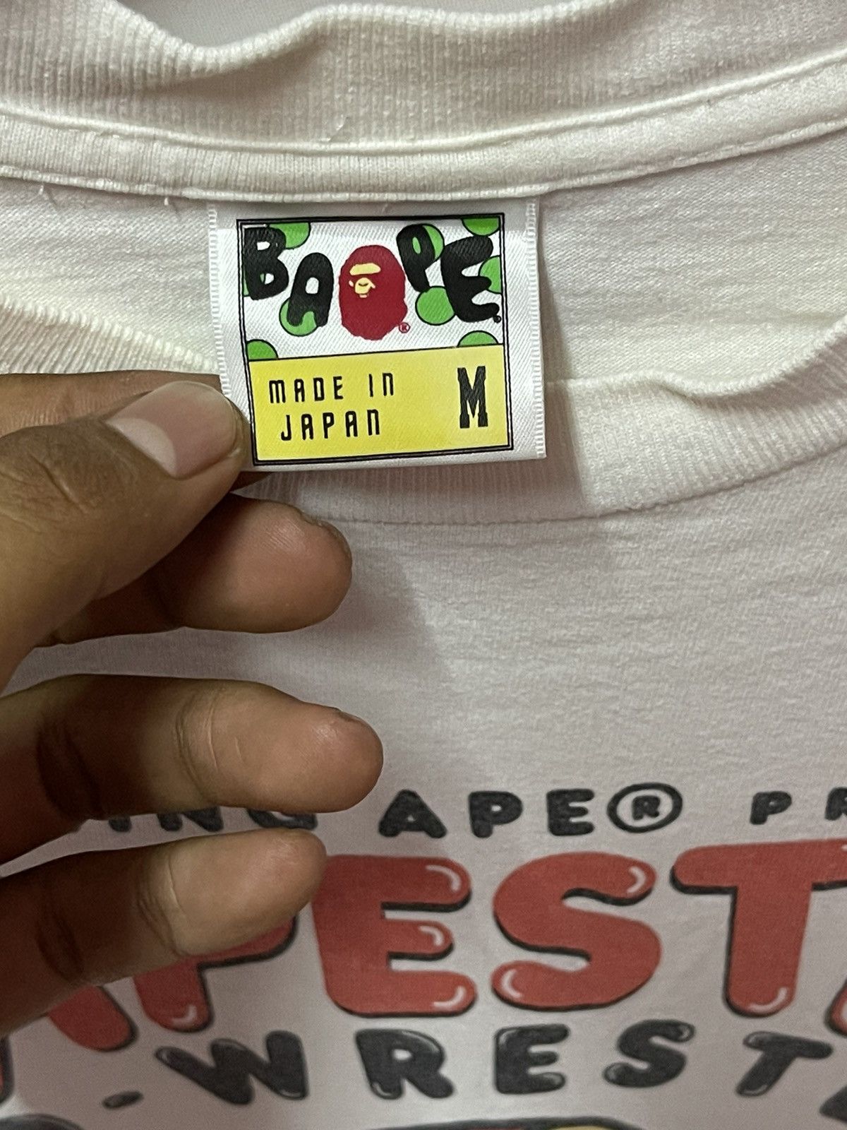 Bape Bapesta Pro Wrestling Tee 2010 Size US M / EU 48-50 / 2 - 4 Thumbnail