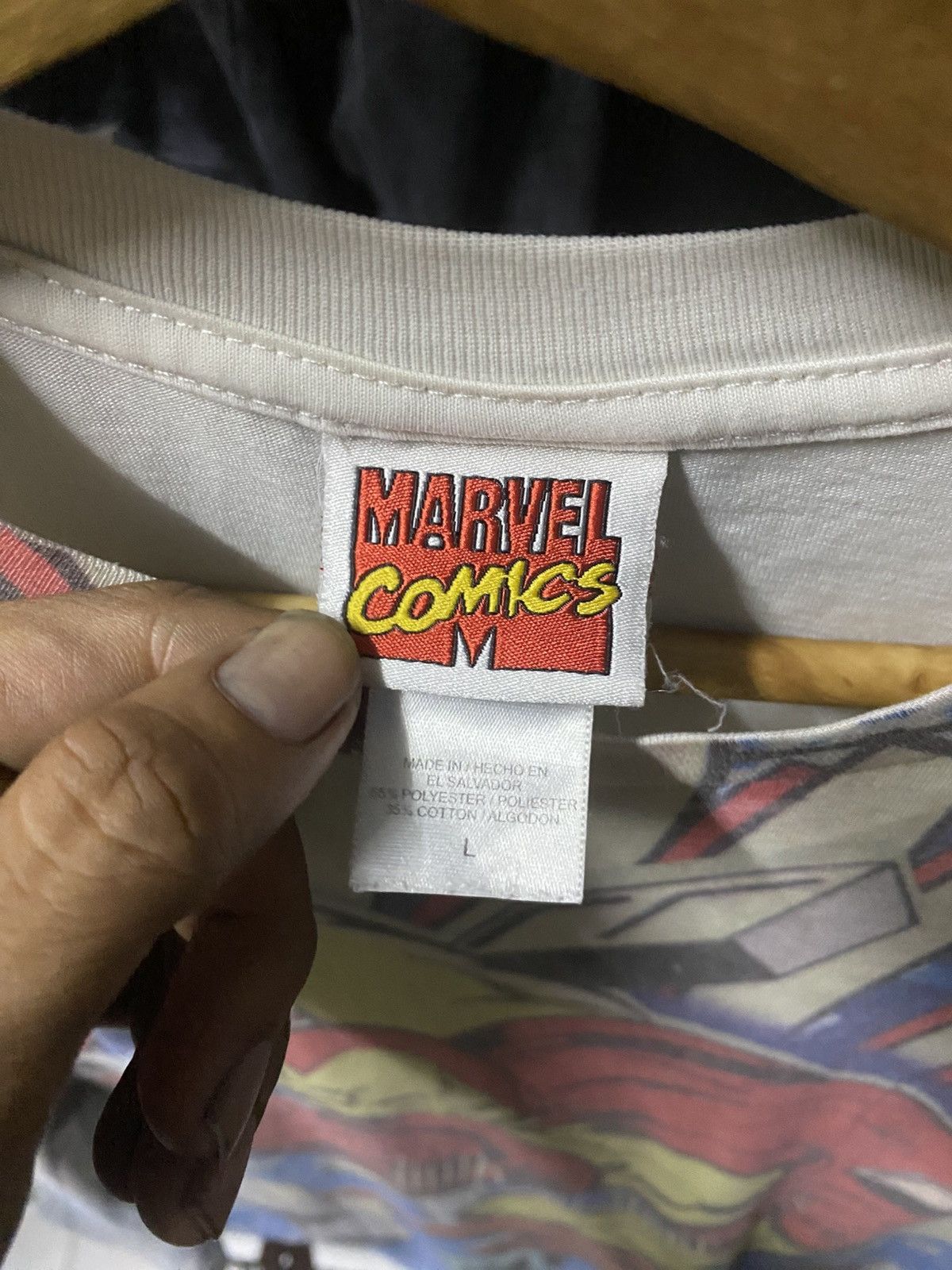Mad Engine × Marvel Comics × Vintage Marvel Iron man overprint y2k Size US M / EU 48-50 / 2 - 5 Thumbnail