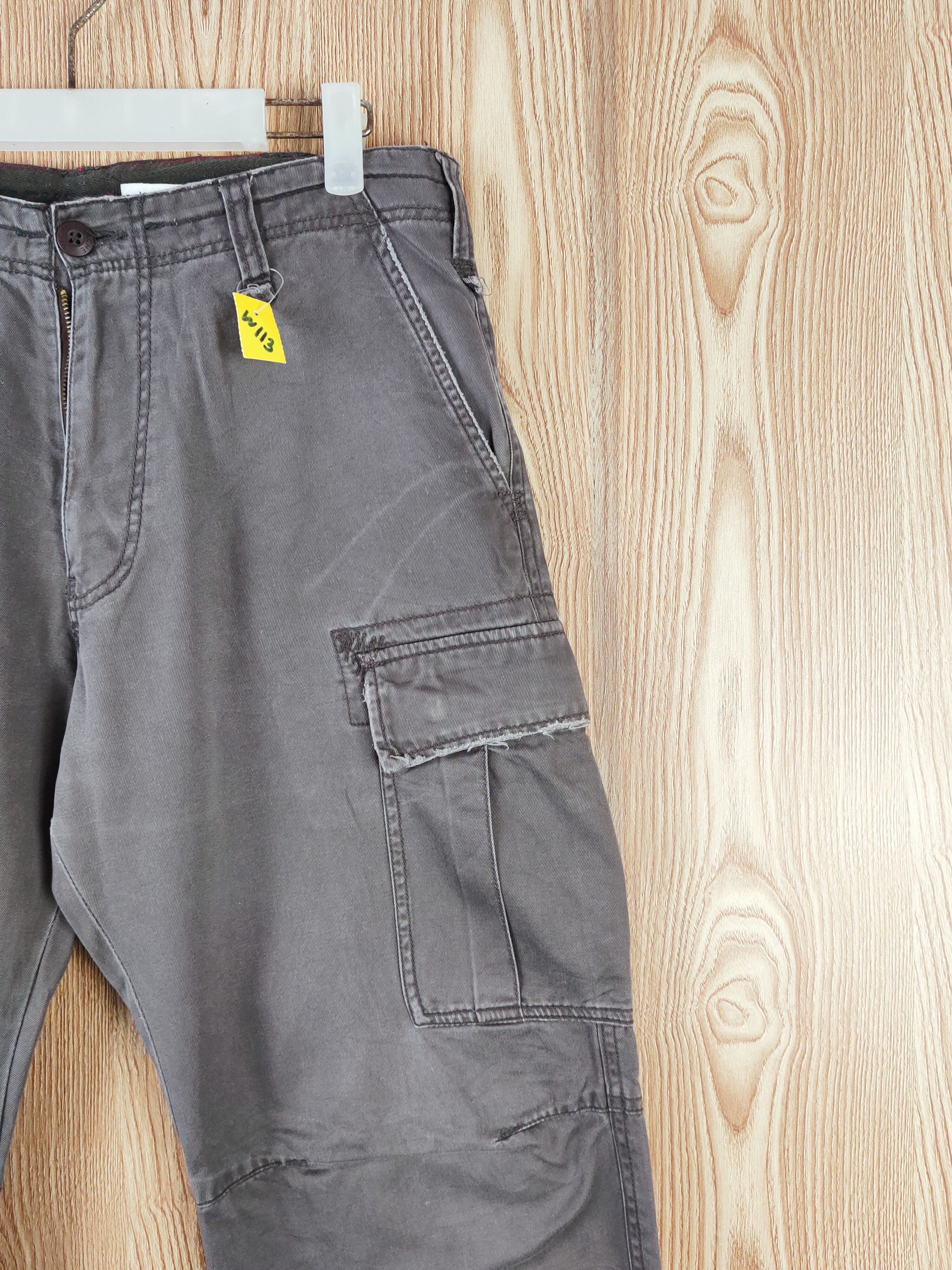 Japanese Brand Vache Gray Multipocket Tactical Cargo Pants #W113 Size US 31 - 5 Thumbnail