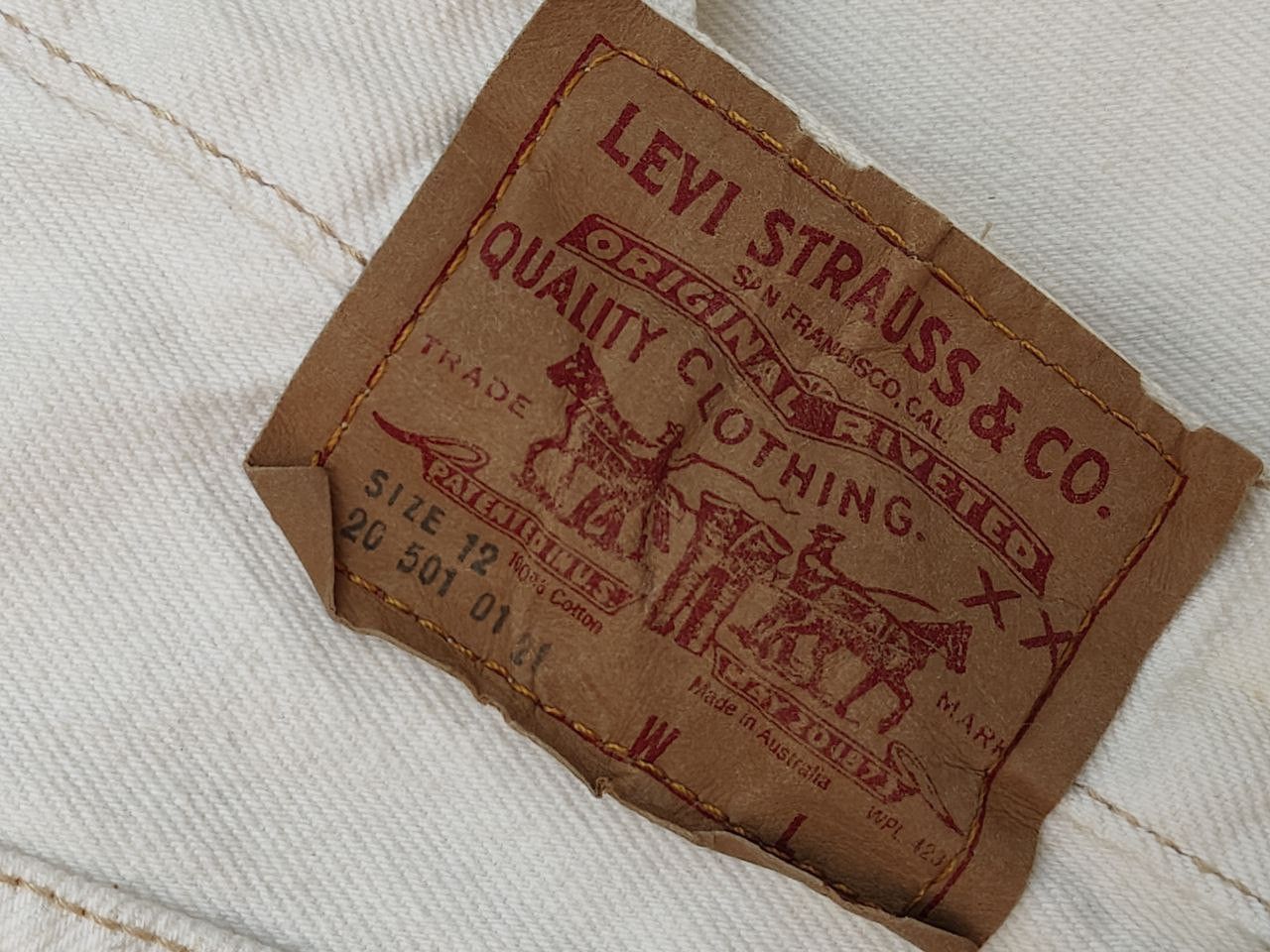 Levi's 90s Vintage Levi's 501 , Made in Australia Size US 29 - 6 Thumbnail