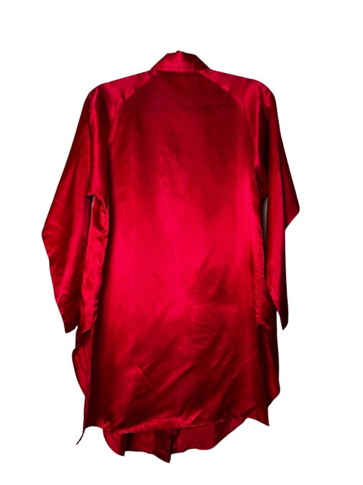 Vintage Vintage 1970's Red Mary Jane by Corey of CA, USA Shirt Dress Size S / US 4 / IT 40 - 2 Thumbnail