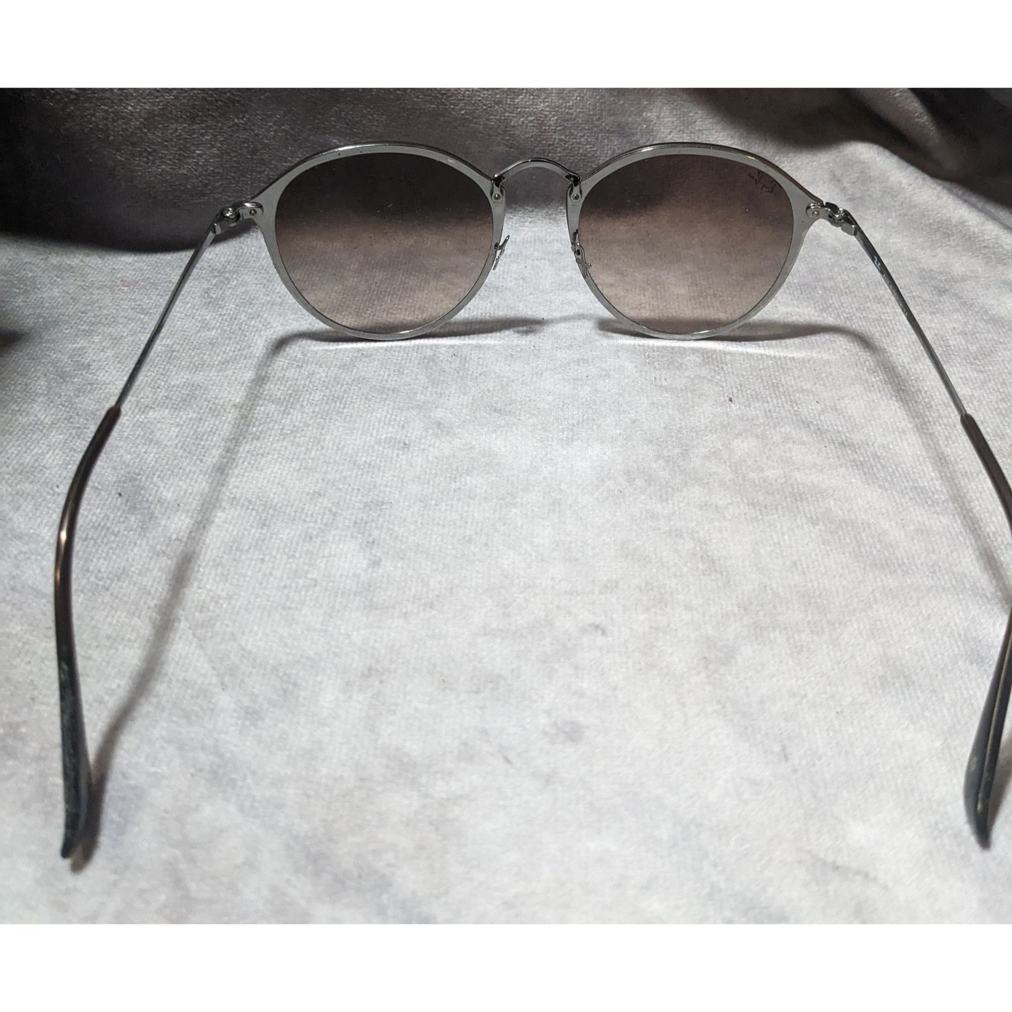 RayBan Ray-Ban Round Blaze Silver Frame Sunglasses Size ONE SIZE - 3 Thumbnail