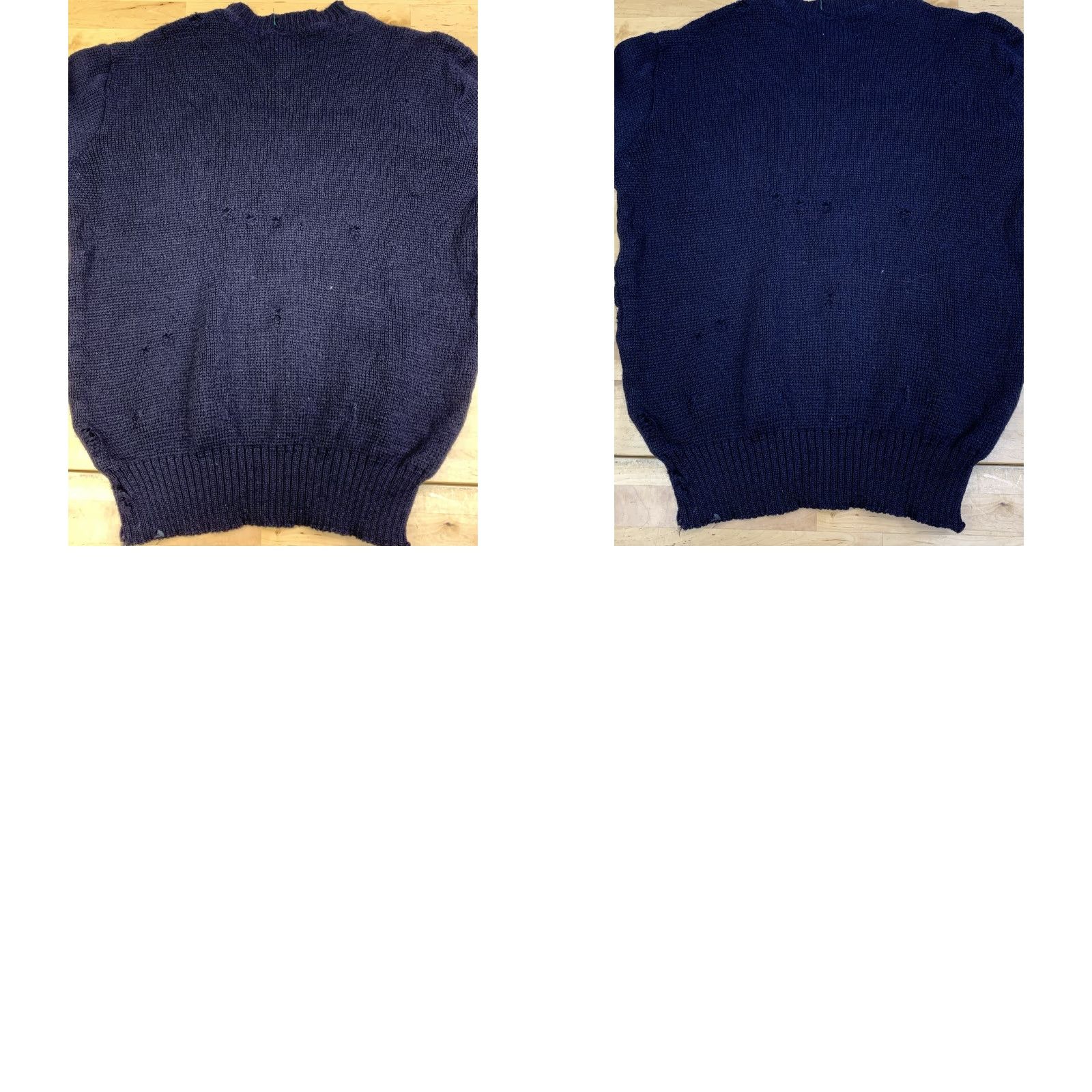Vintage Blarney Castle Wool Sweater Mens L Blue Distress Pullover 12624 Size US L / EU 52-54 / 3 - 10 Thumbnail