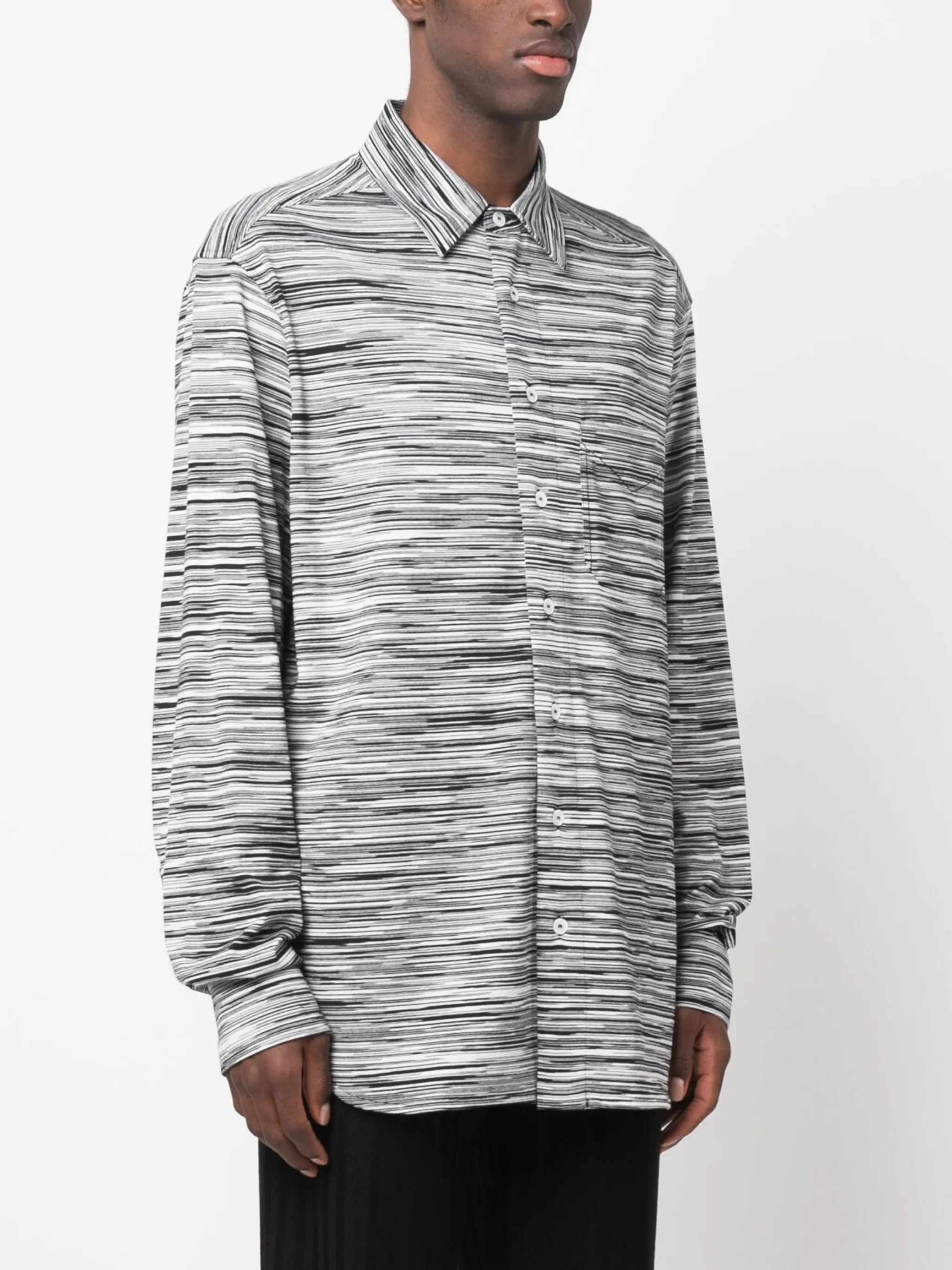 Missoni o1y0225 Patterned Shirt in Multicolor Size US M / EU 48-50 / 2 - 2 Thumbnail