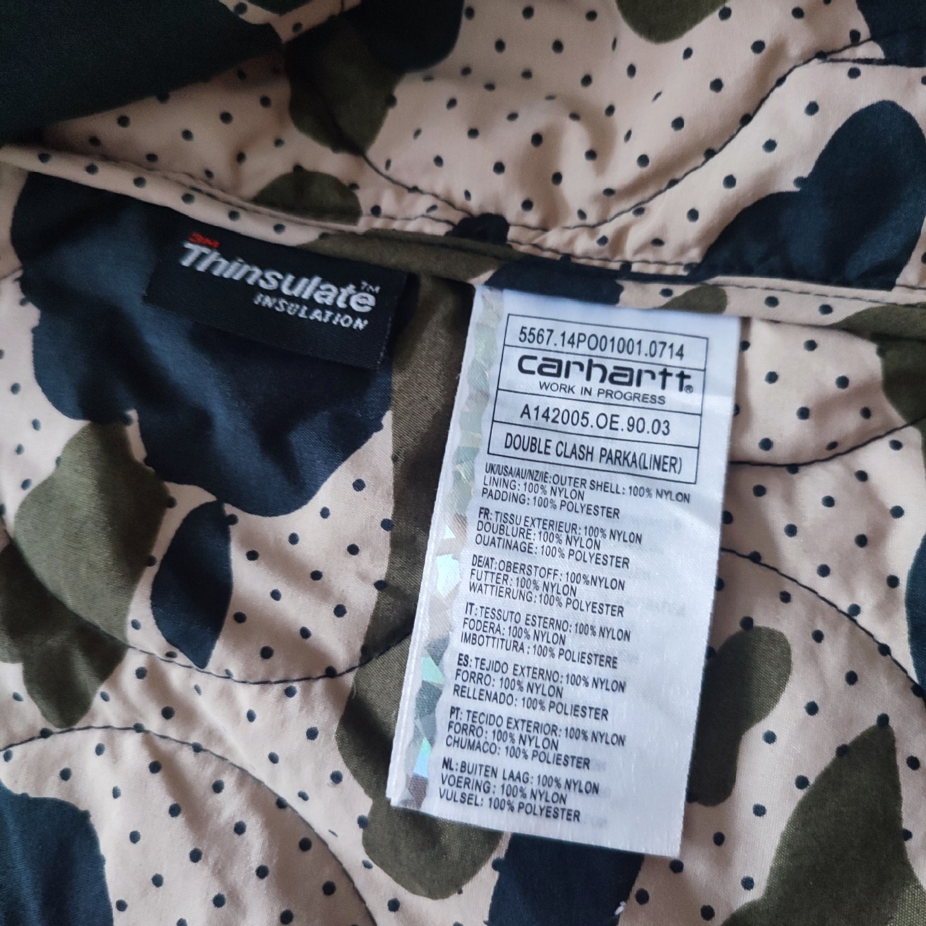 Carhartt × Carhartt Wip 🔥STEALS🔥Very Rare Carhartt WIP Camo Double Clash Parka Size US S / EU 44-46 / 1 - 7 Thumbnail