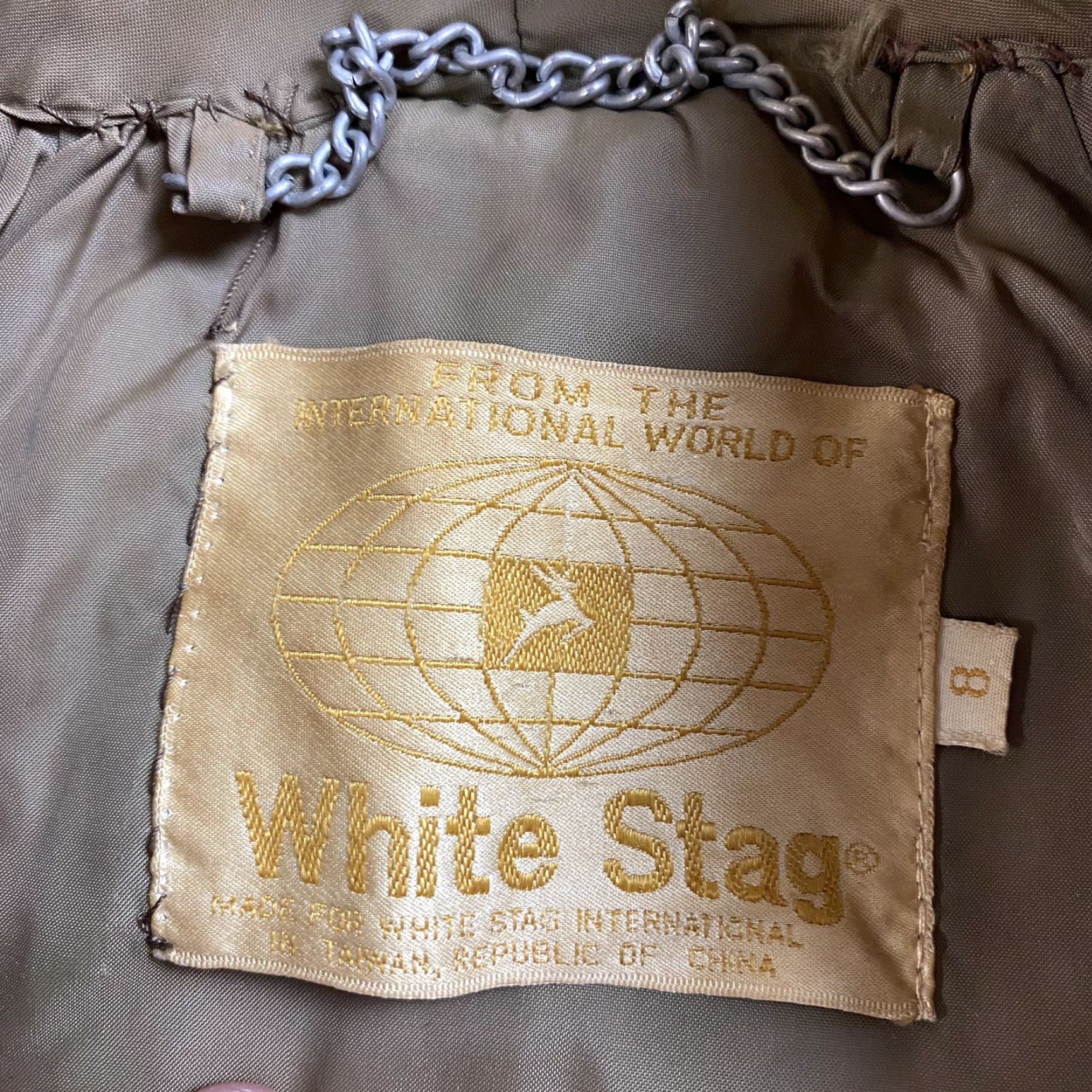 Vintage VINTAGE White Stag SHERPA COLLAR MILITARY JACKET - NYLON INSULATED SKI 60s 70s SHAWL COLLAR WINTER PARKA - SZ 8 - Green - Womens Size M / US 6-8 / IT 42-44 - 4 Thumbnail