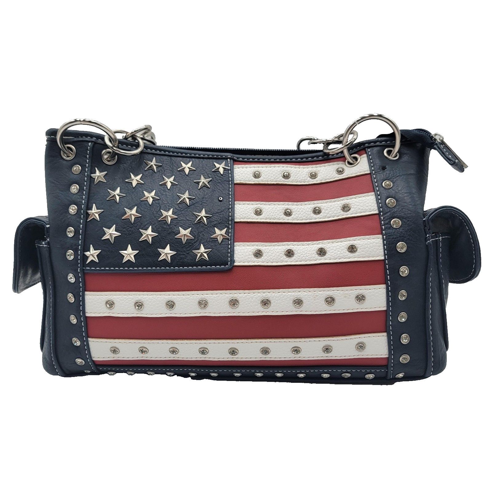 Claude Montana Montana West Women's Shoulder Bag Patriotic Handbag Wallet Size ONE SIZE - 1 Thumbnail