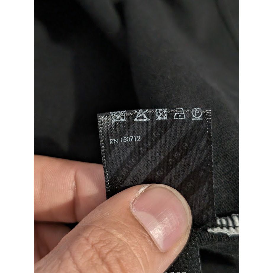 Amiri o1rshd1 Q:3 / Glitter Snake Short Sleeve T-Shirt Black/Blue Size US L / EU 52-54 / 3 - 12 Thumbnail