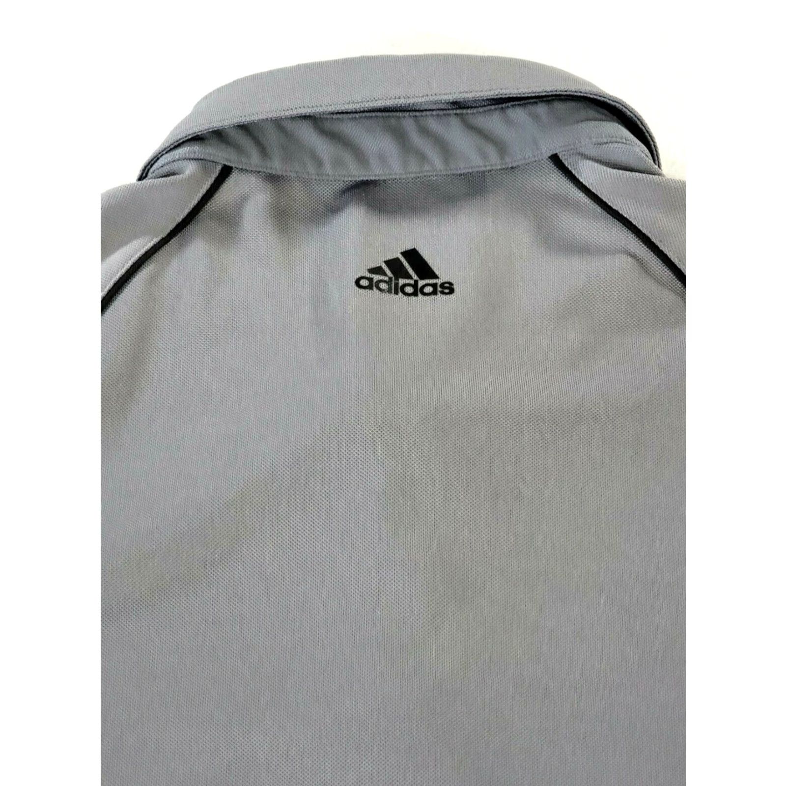 Adidas adidas Climalite Golf Polo Shirt Gray Solid Polyester Spandex Mens Size Medium Size US M / EU 48-50 / 2 - 4 Thumbnail